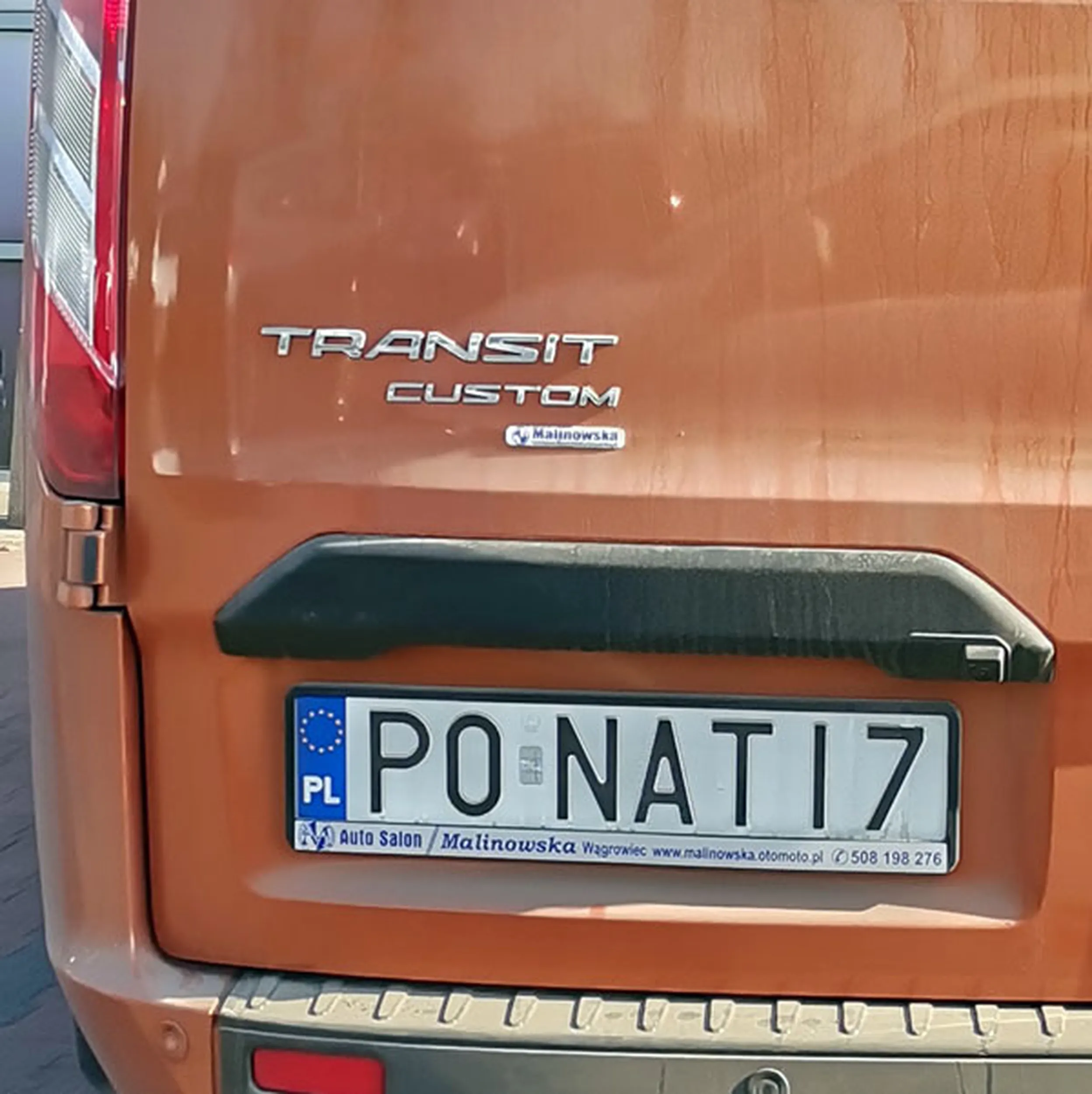 Fajny numer, blacha P0 NATI7