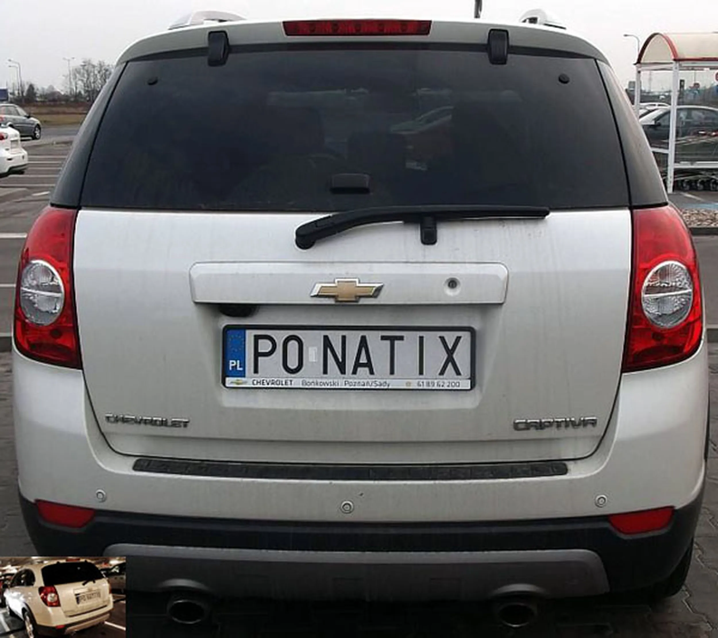 Fajny numer, blacha P0 NATIX