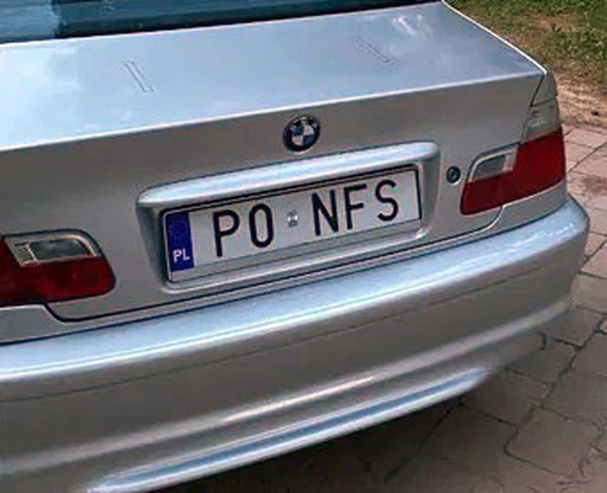 Fajny numer, blacha P0 NFS