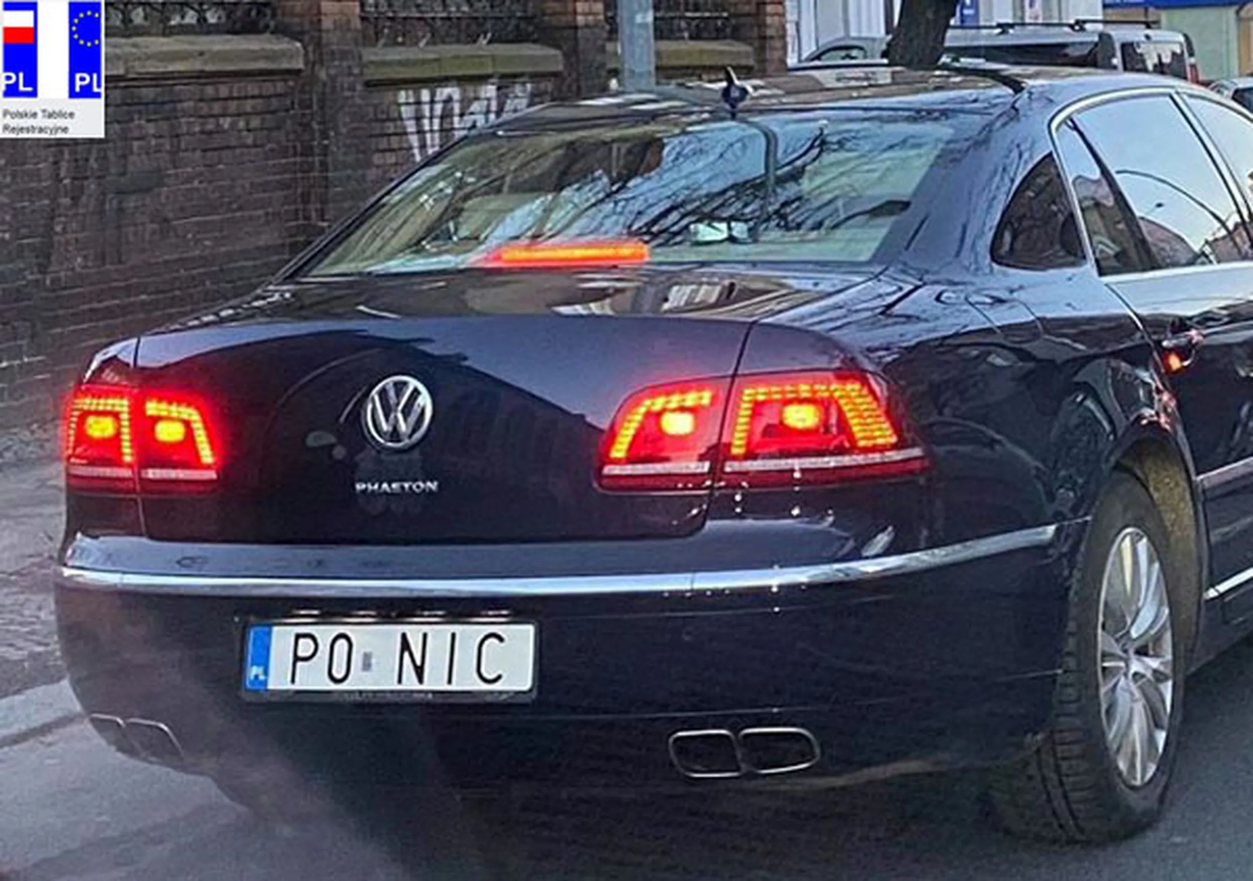 Fajny numer, blacha P0 NIC