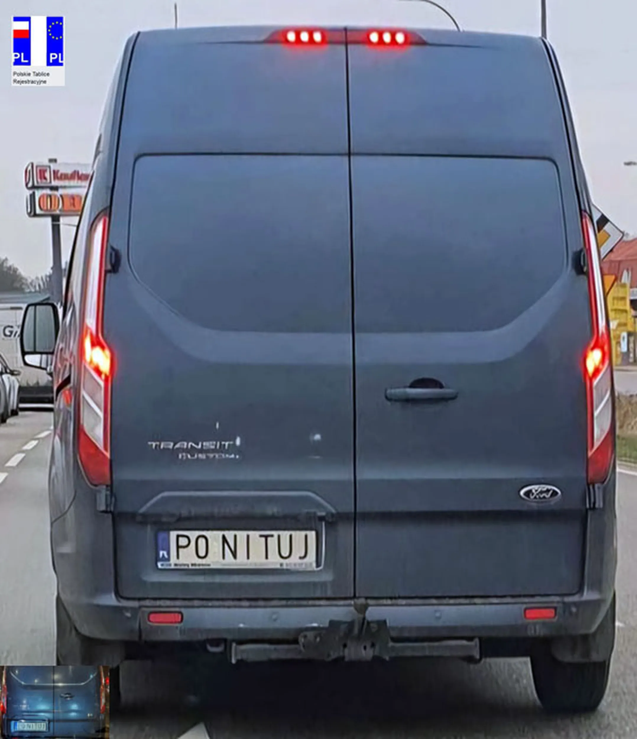 Fajny numer, blacha P0 NITUJ