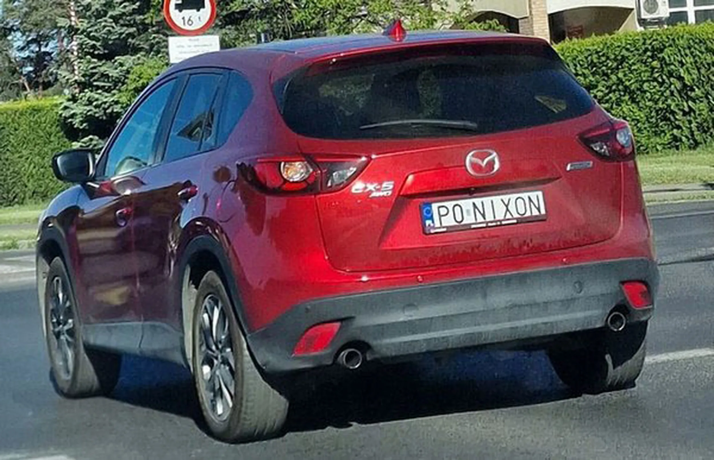 Fajny numer, blacha P0 NIXON