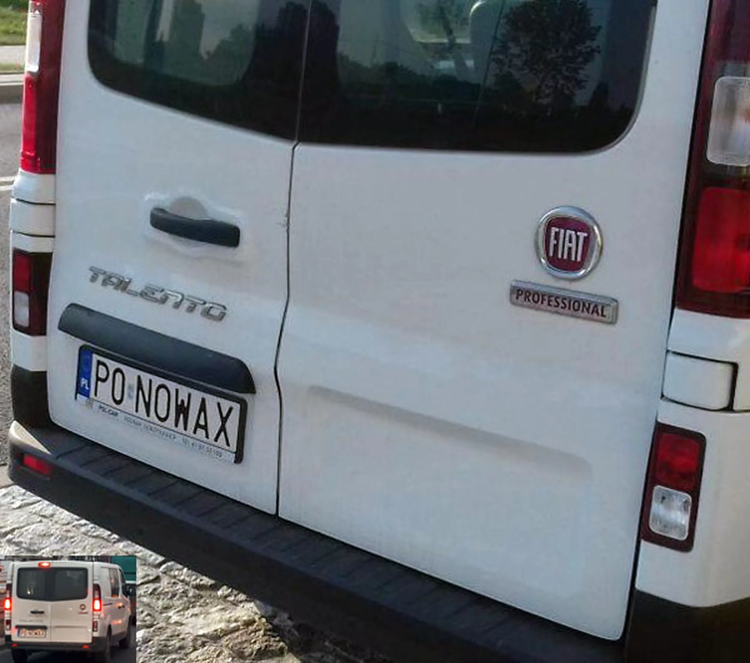 Fajny numer, blacha P0 NOWAX