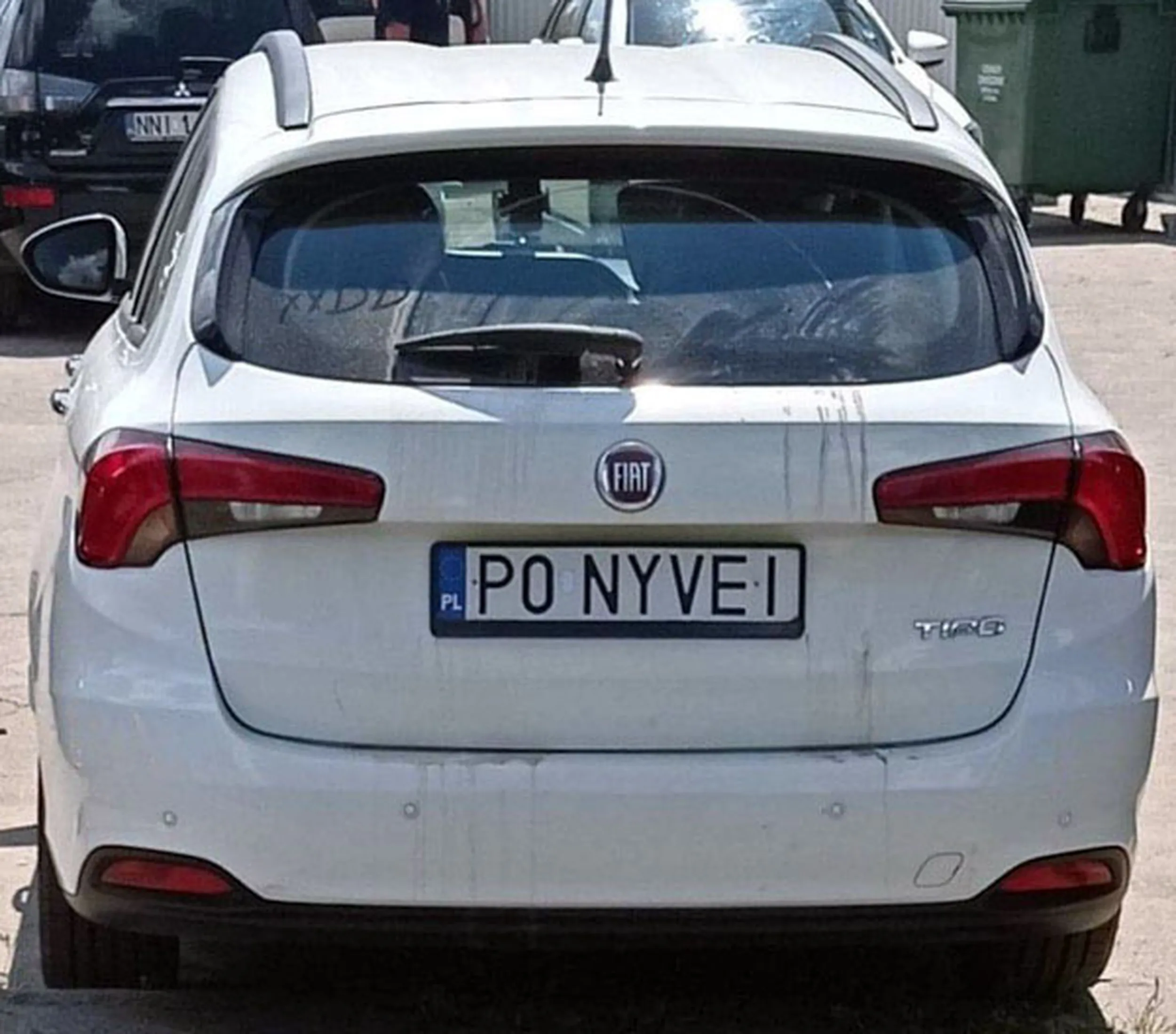 Fajny numer, blacha P0 NYVEI