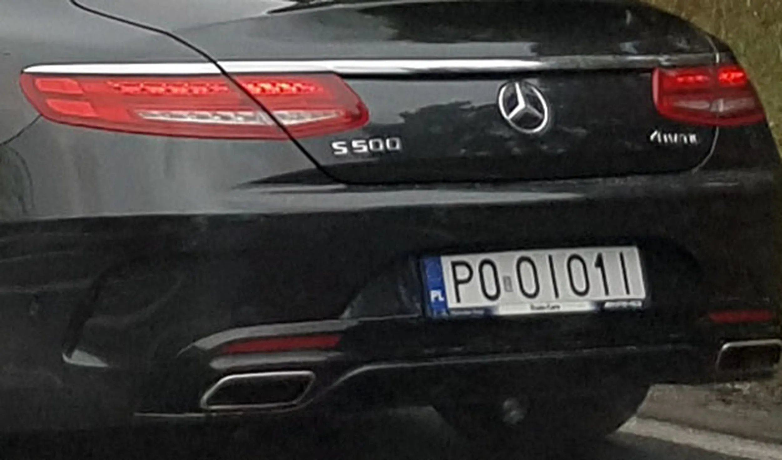 Fajny numer, blacha P0 OIO1I