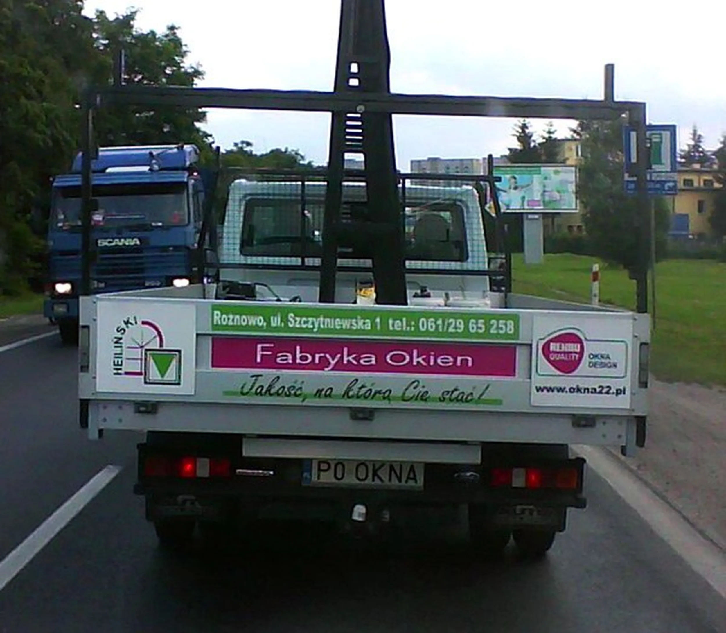 Fajny numer, blacha P0 OKNA