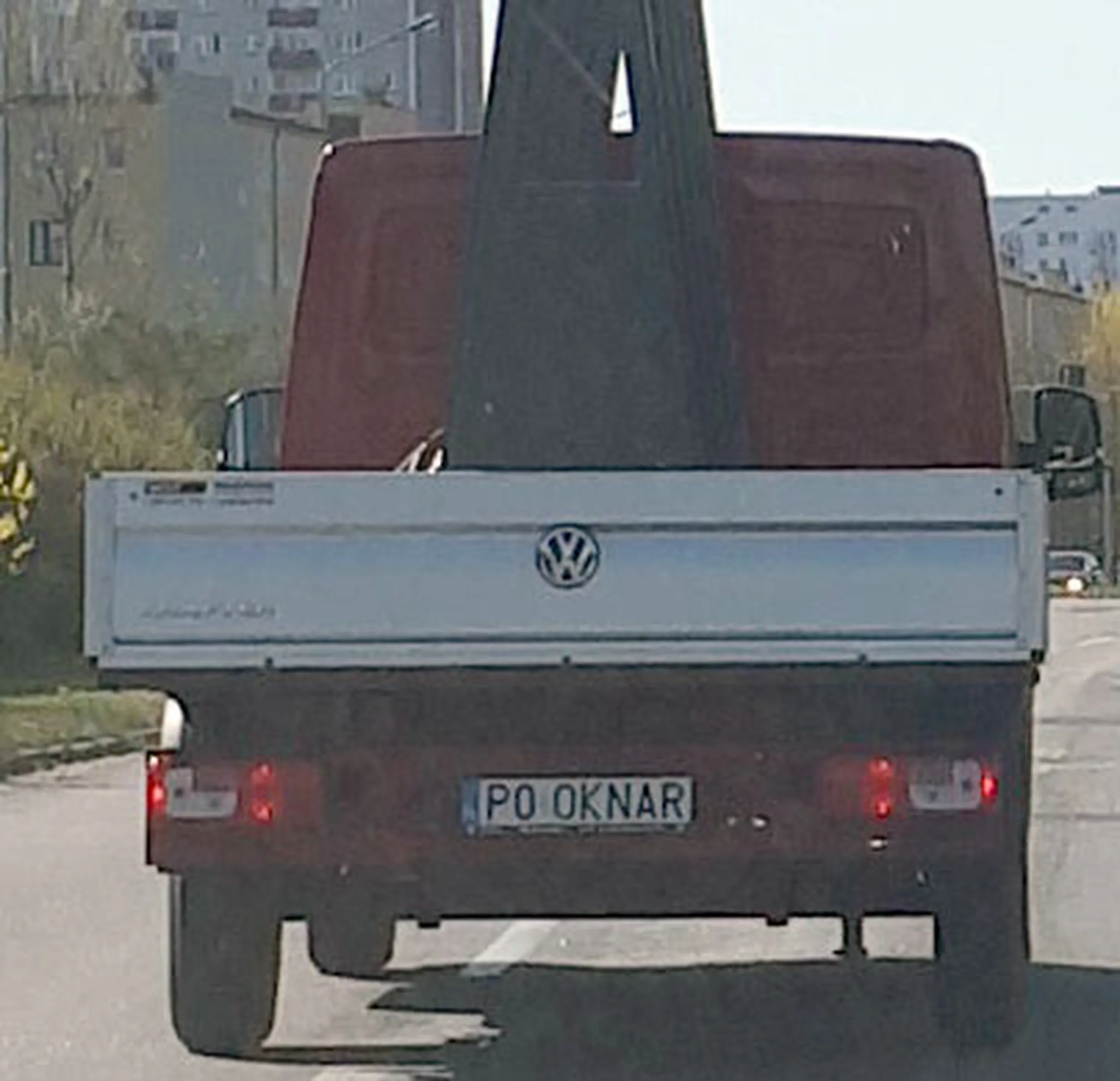 Fajny numer, blacha P0 OKNAR