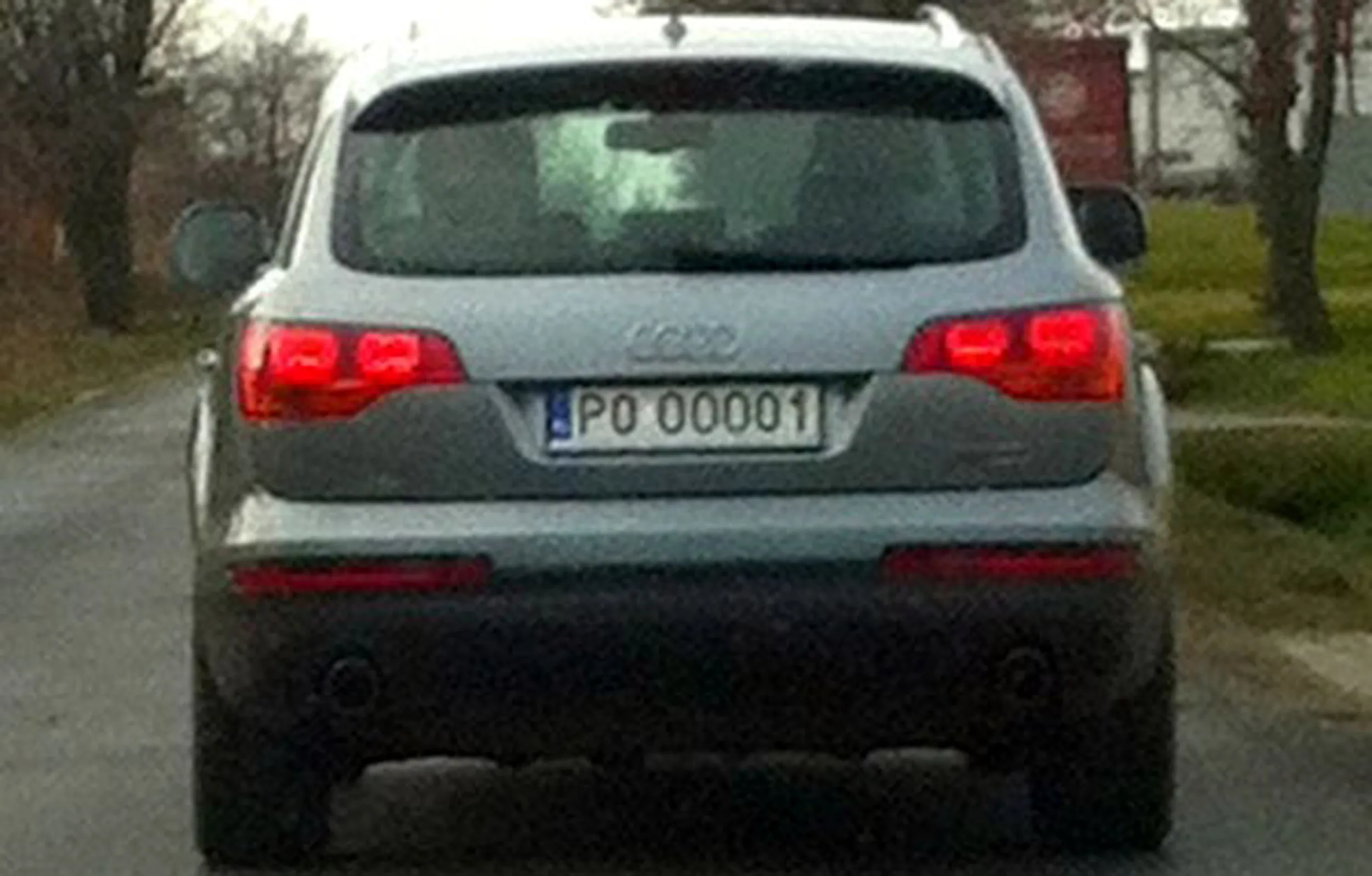 Fajny numer, blacha P0 OOO01