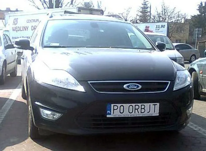 Fajny numer, blacha P0 ORBJT