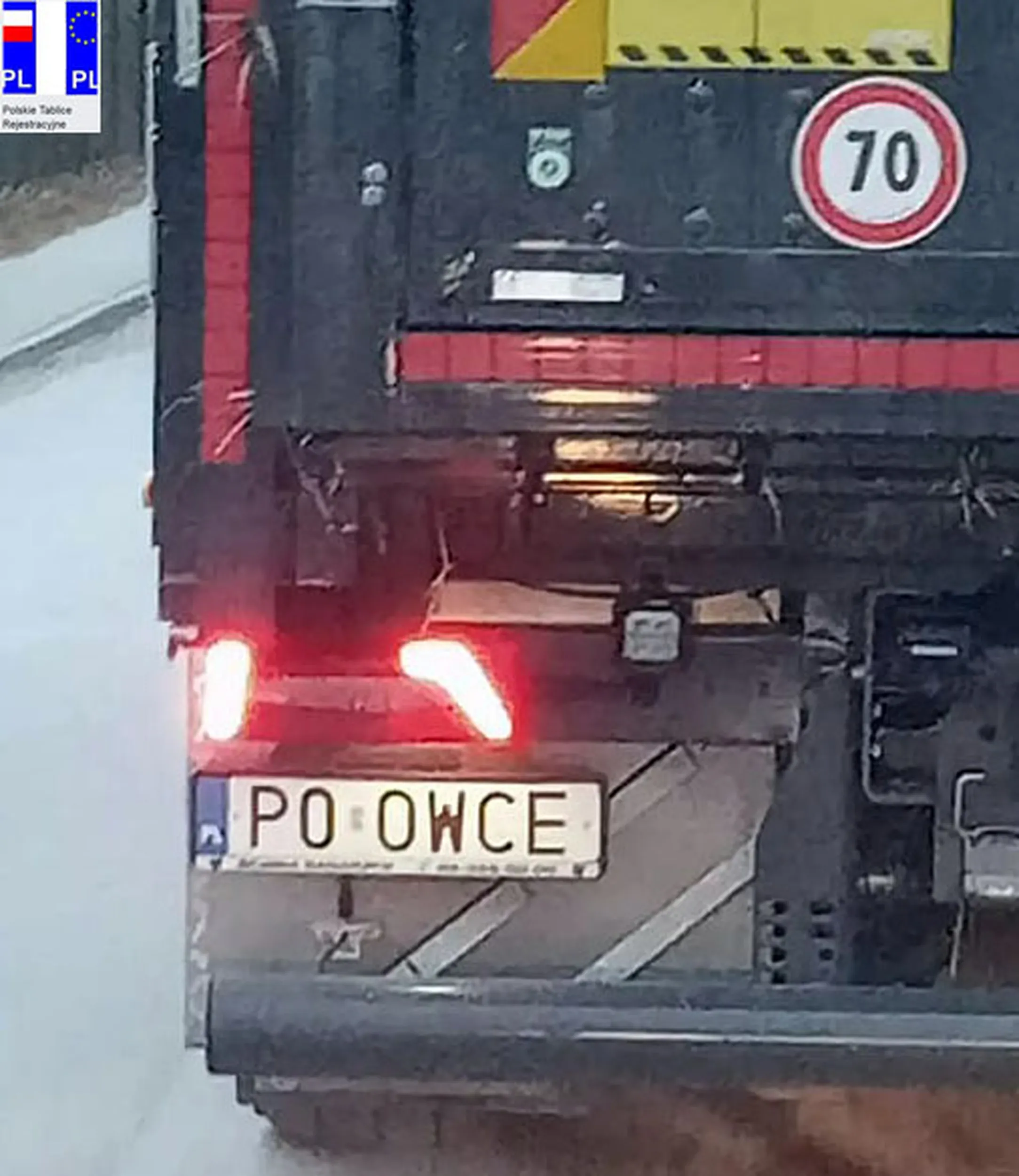 Fajny numer, blacha P0 OWCE