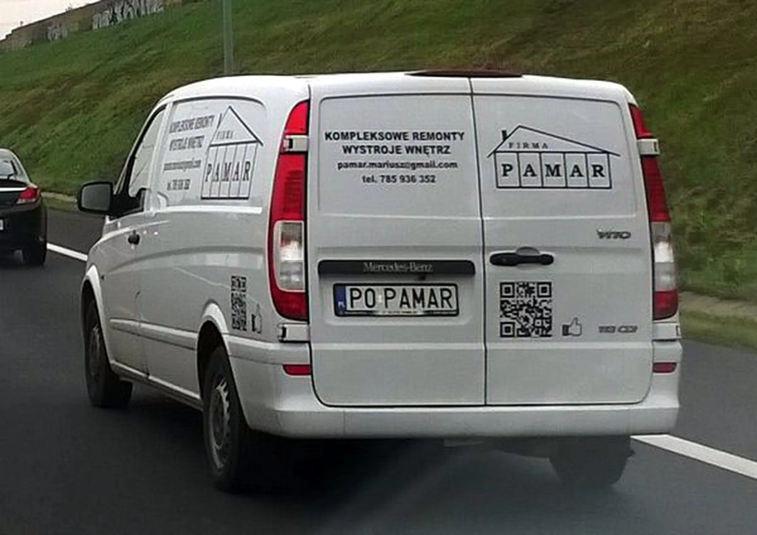 Fajny numer, blacha P0 PAMAR