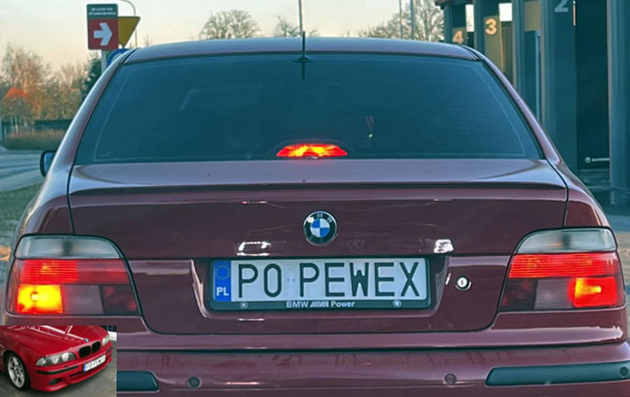 Fajny numer, blacha P0 PEWEX