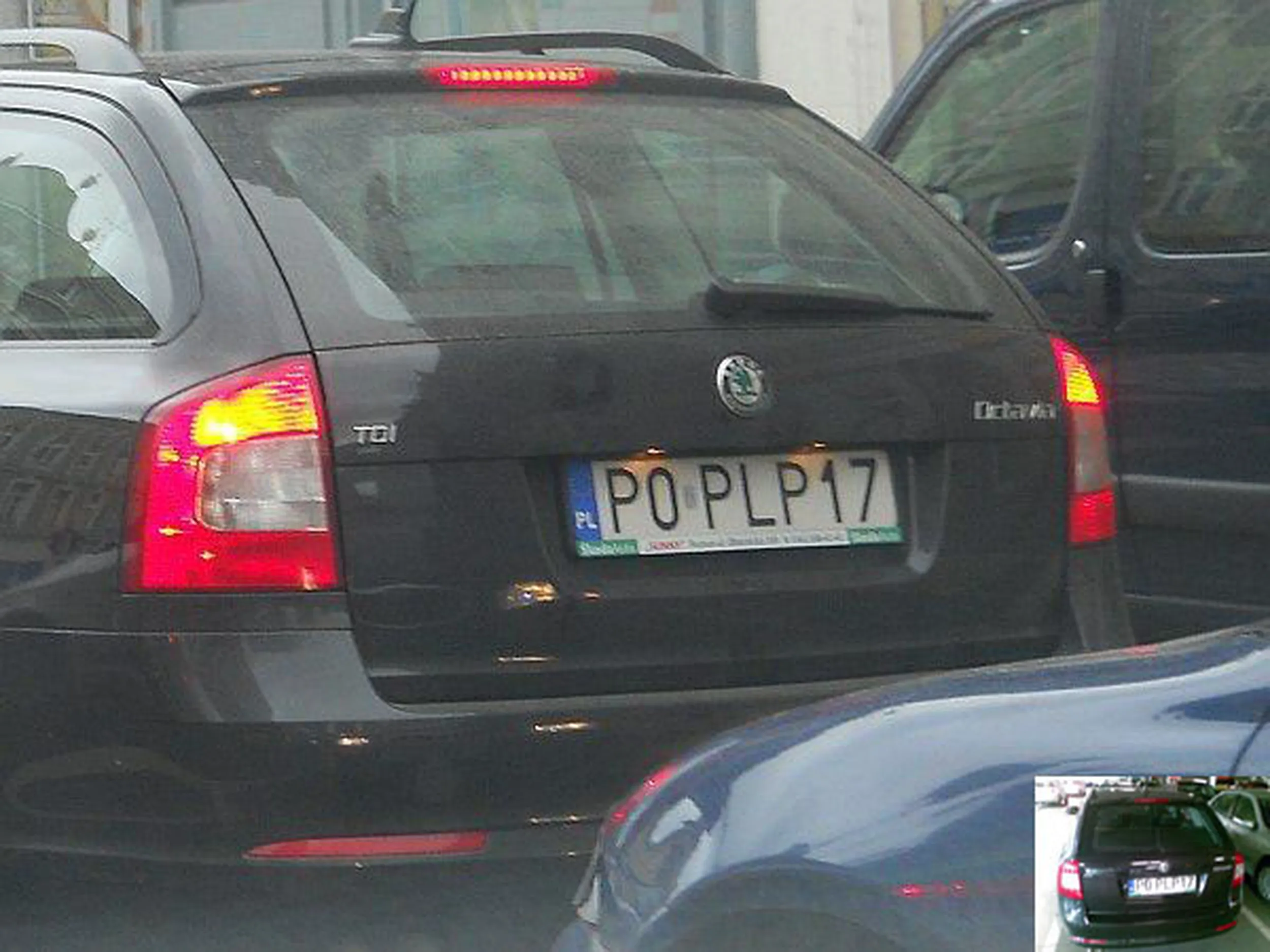 Fajny numer, blacha P0 PLP17