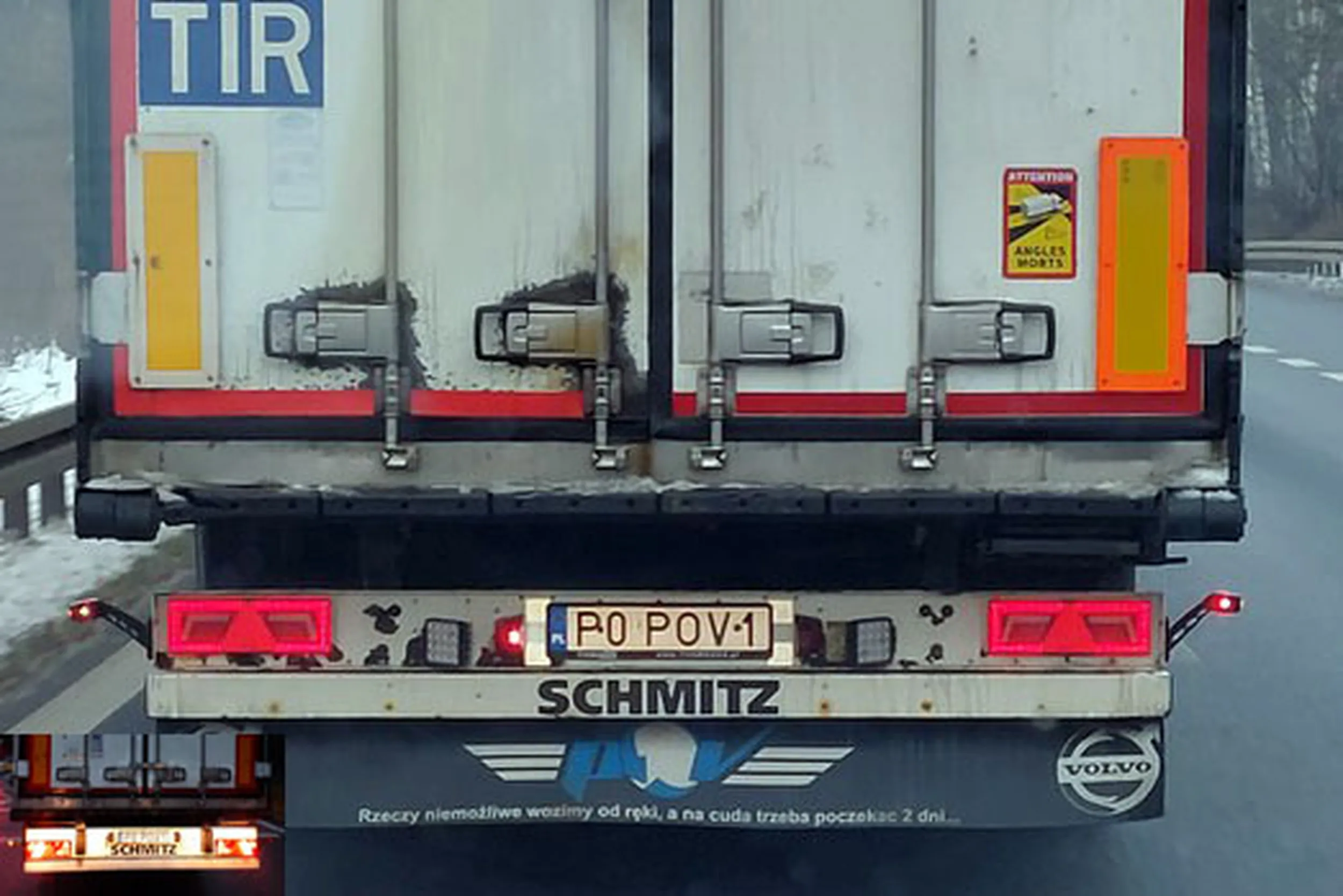 Fajny numer, blacha P0 POV1