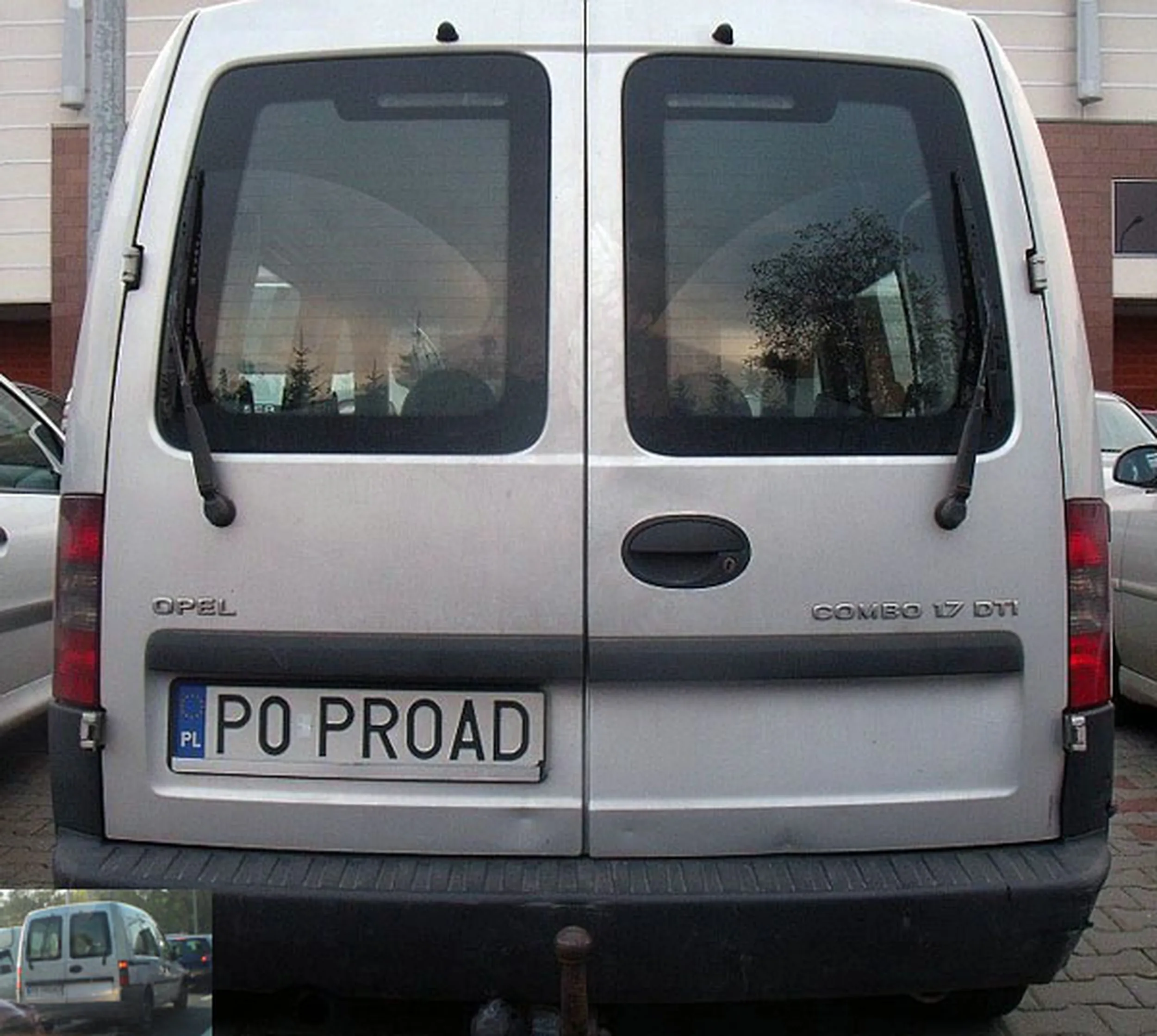 Fajny numer, blacha P0 PROAD