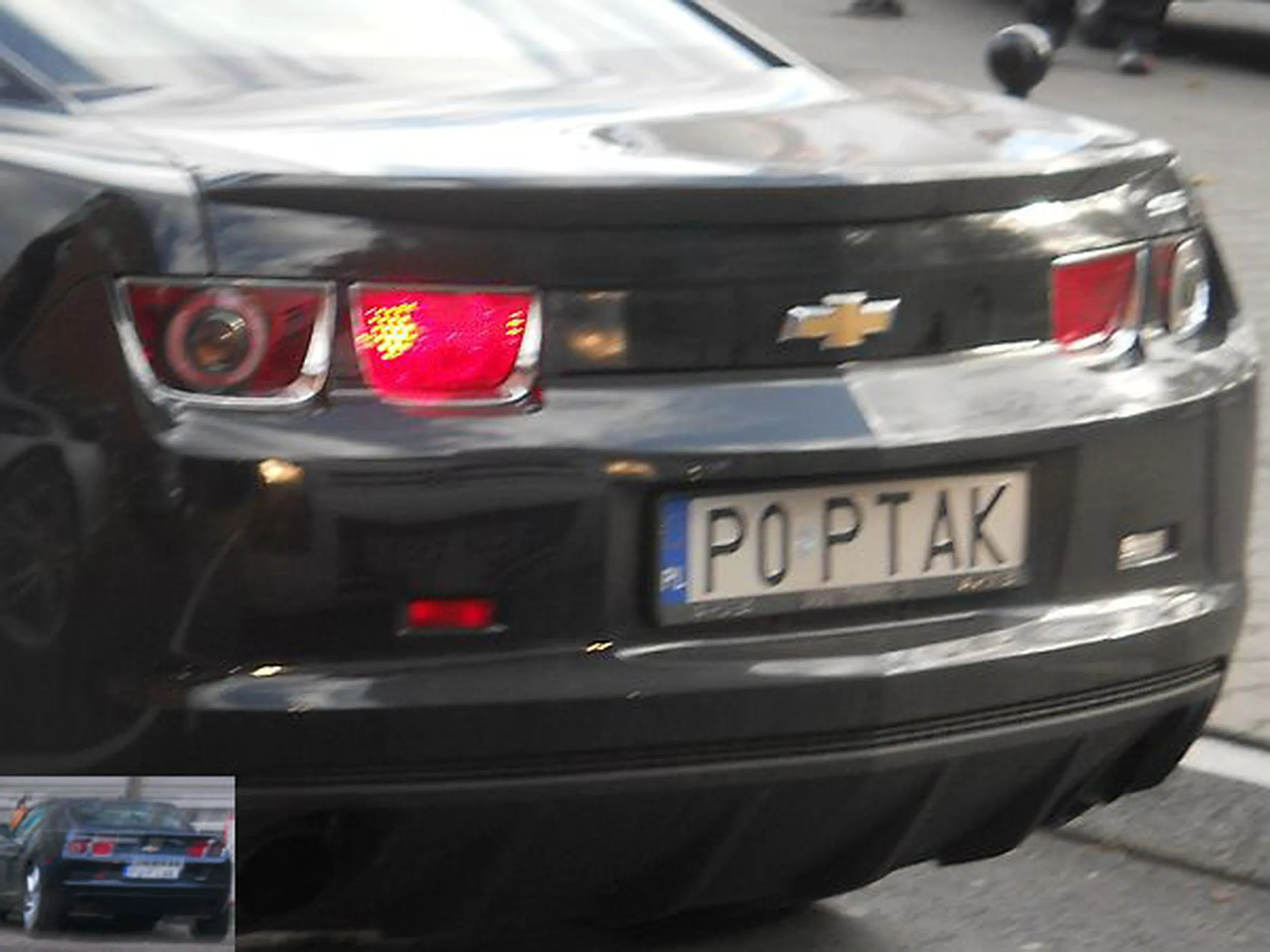 Fajny numer, blacha P0 PTAK