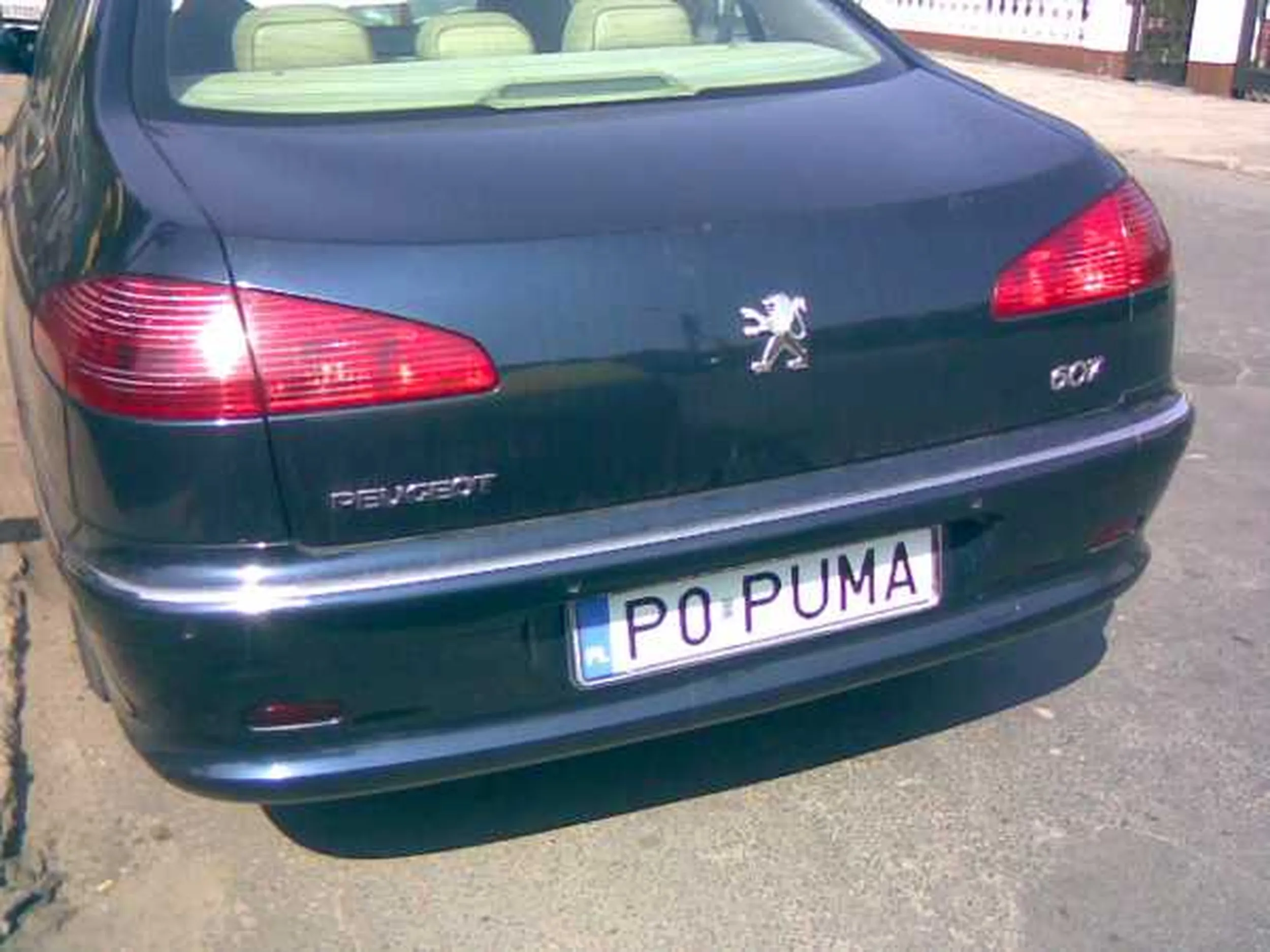 Fajny numer, blacha P0 PUMA