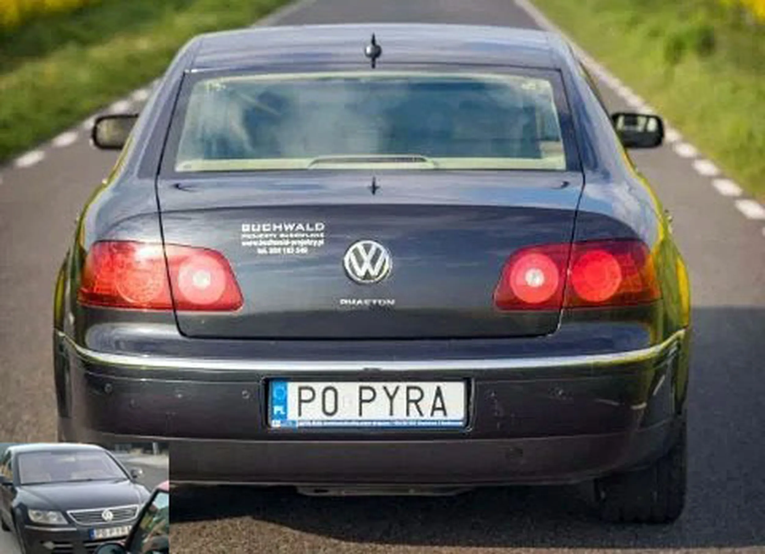 Fajny numer, blacha P0 PYRA