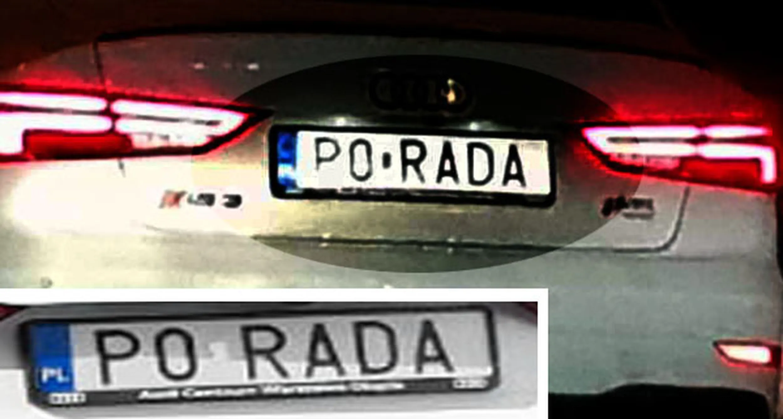 Fajny numer, blacha P0 RADA