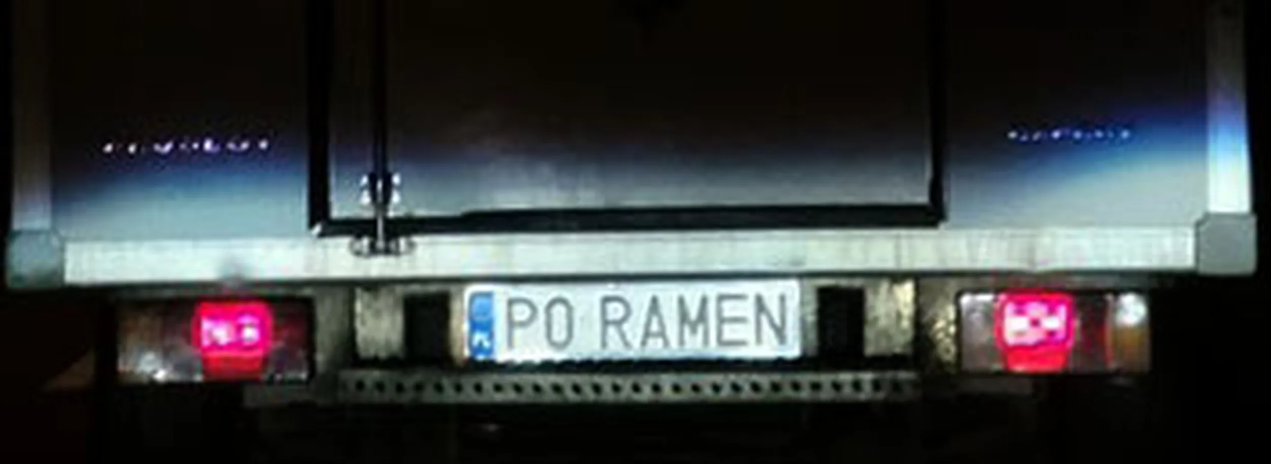 Fajny numer, blacha P0 RAMEN