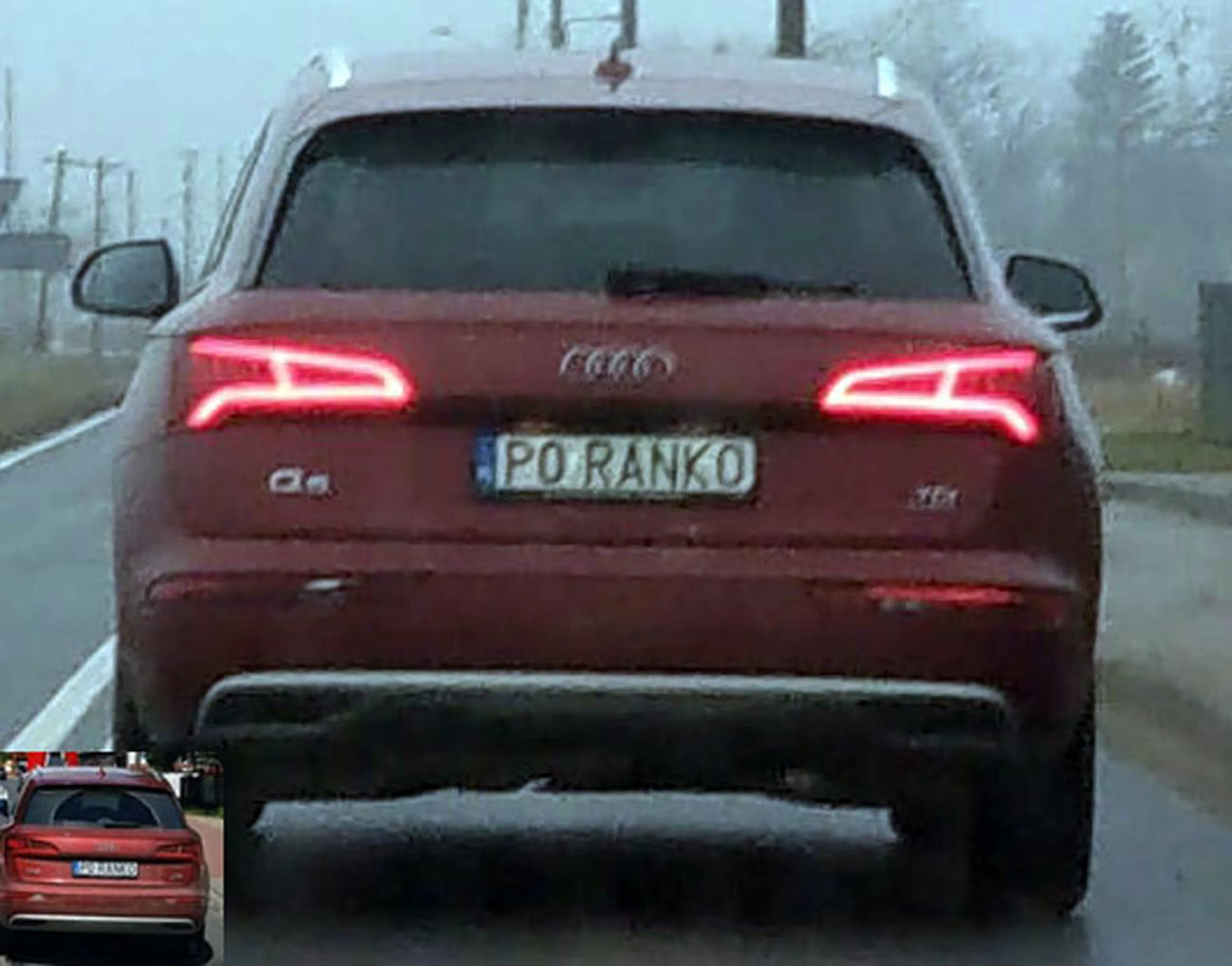 Fajny numer, blacha P0 RANKO