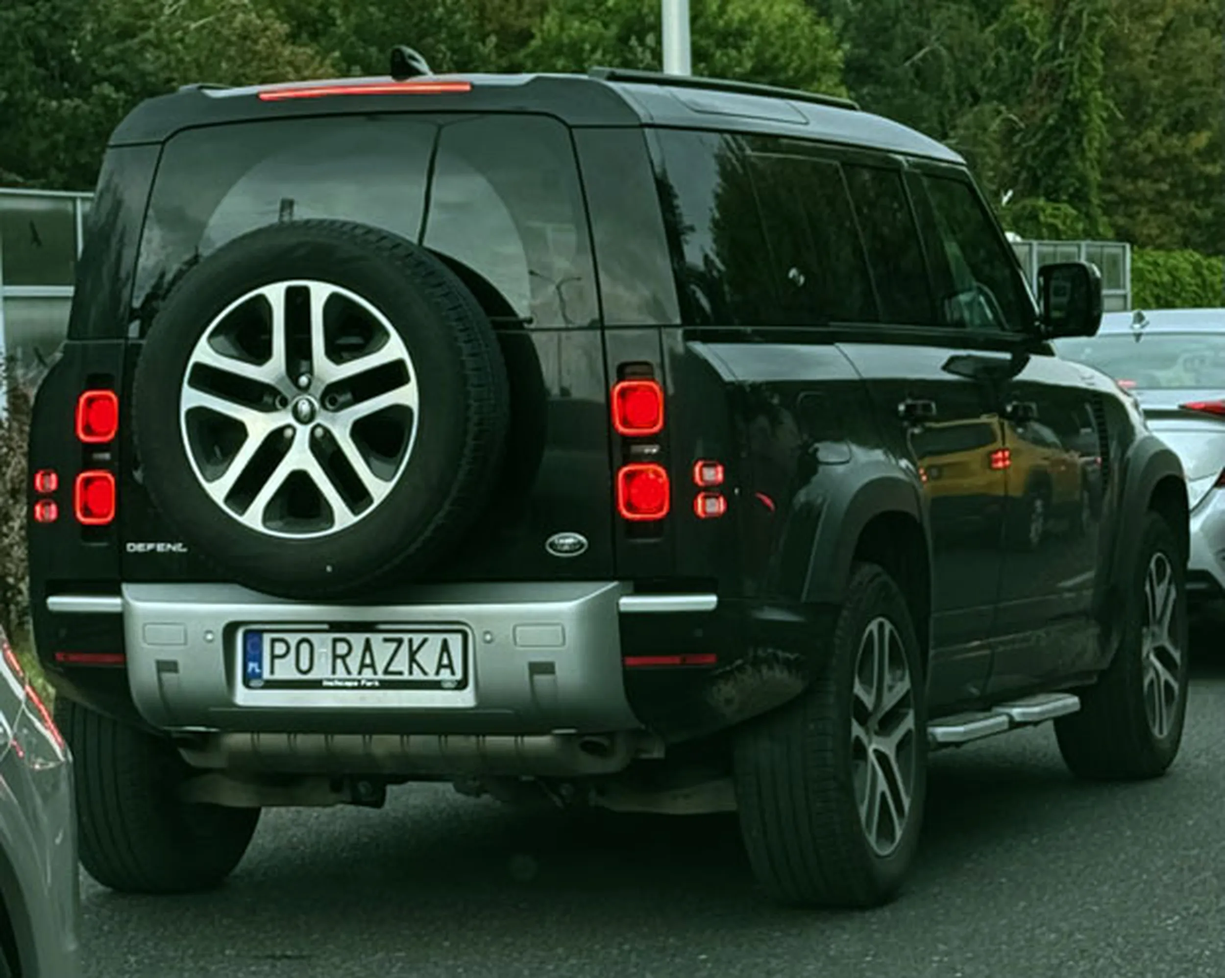 Fajny numer, blacha P0 RAZKA