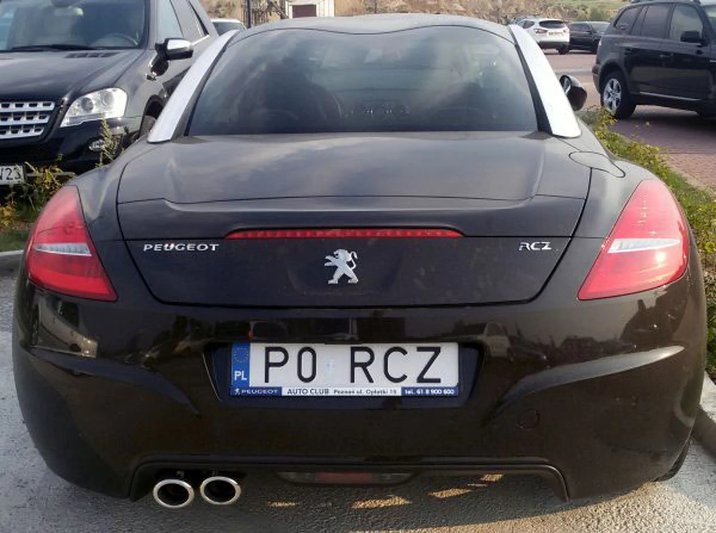 Fajny numer, blacha P0 RCZ