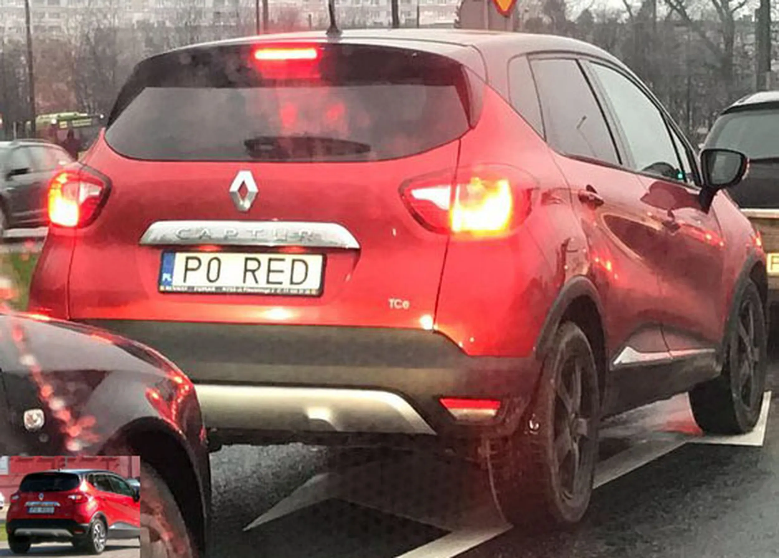 Fajny numer, blacha P0 RED