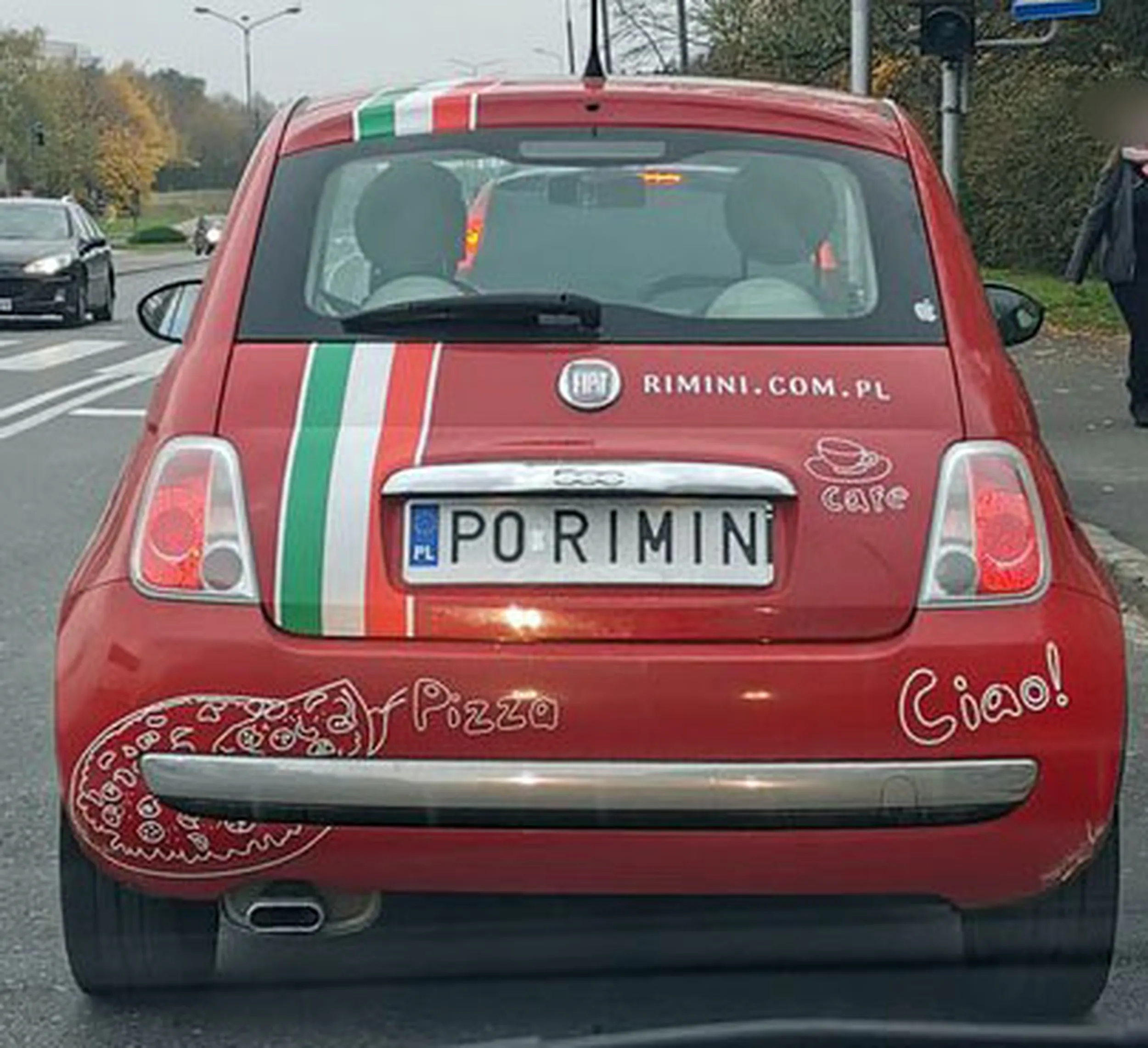 Fajny numer, blacha P0 RIMIN