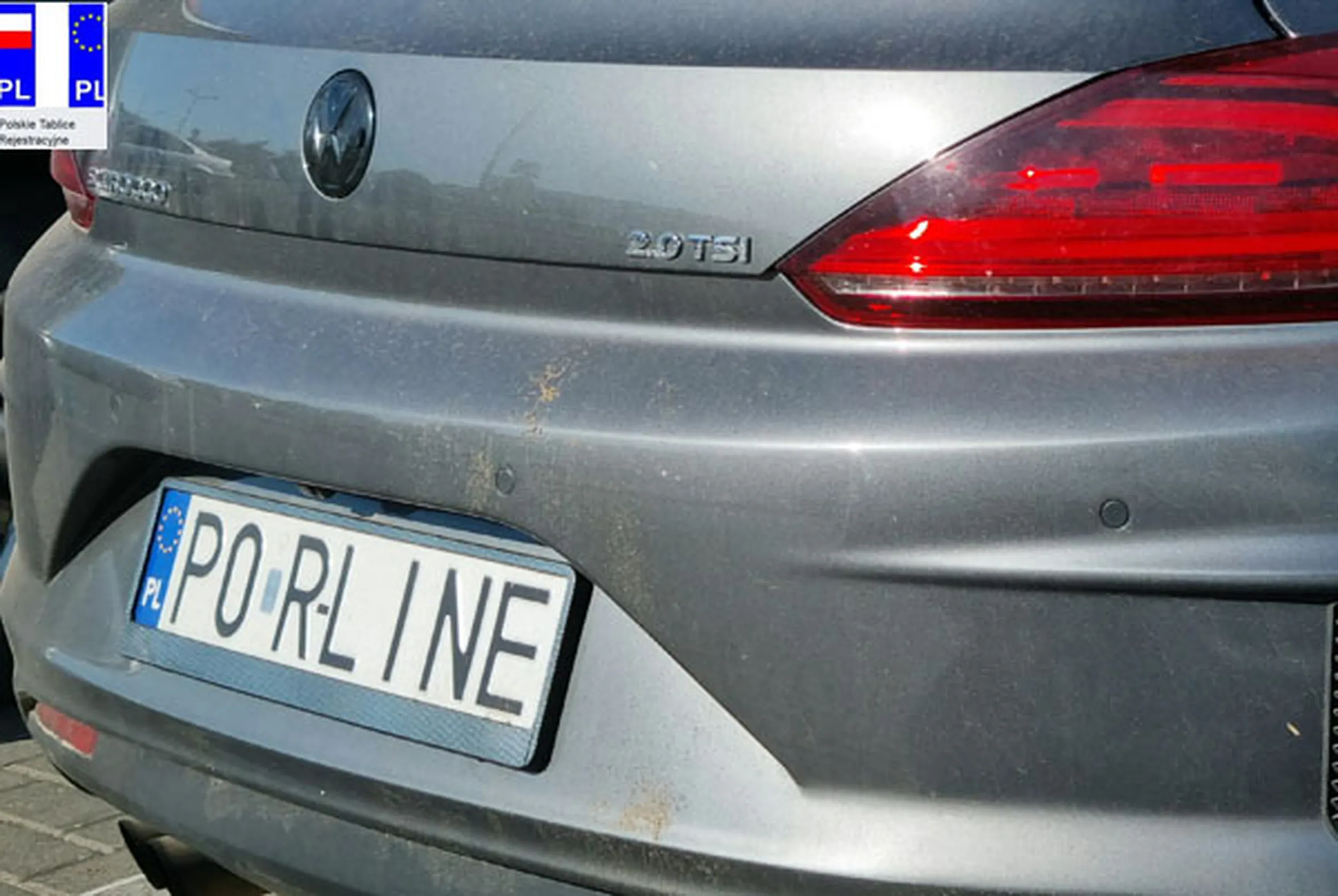 Fajny numer, blacha P0 RLINE