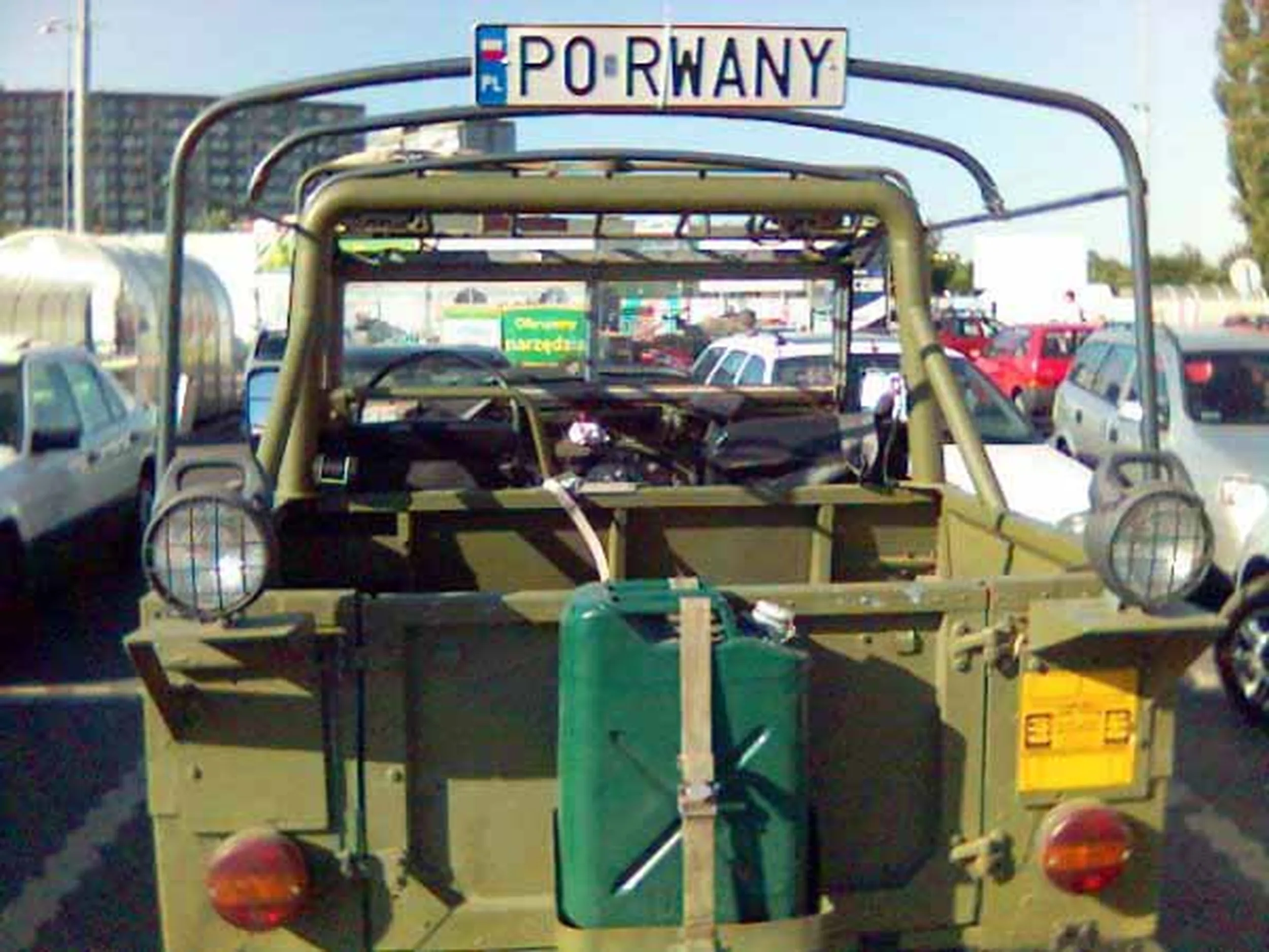 Fajny numer, blacha P0 RWANY