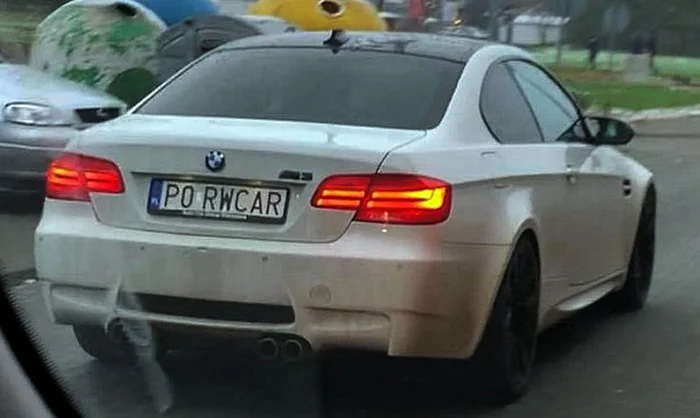 Fajny numer, blacha P0 RWCAR