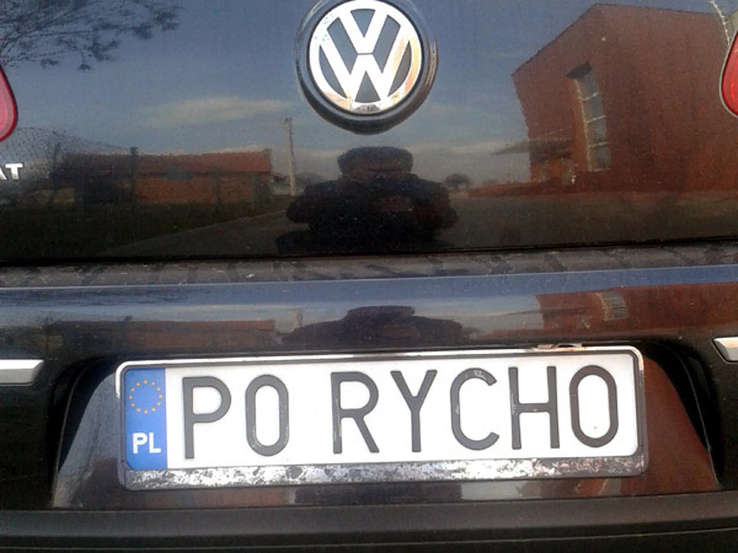 Fajny numer, blacha P0 RYCHO