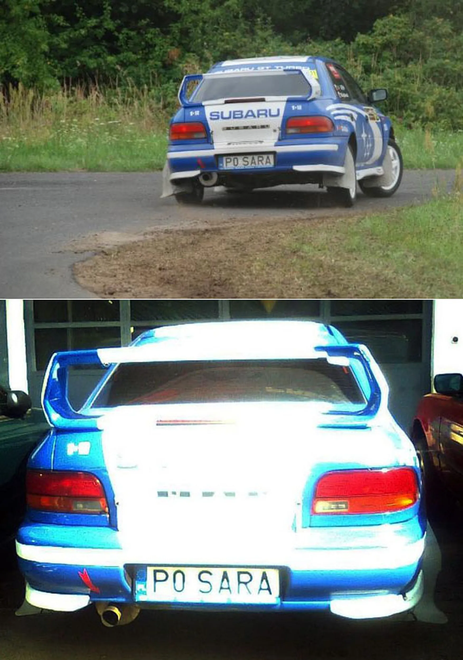 Fajny numer, blacha P0 SARA