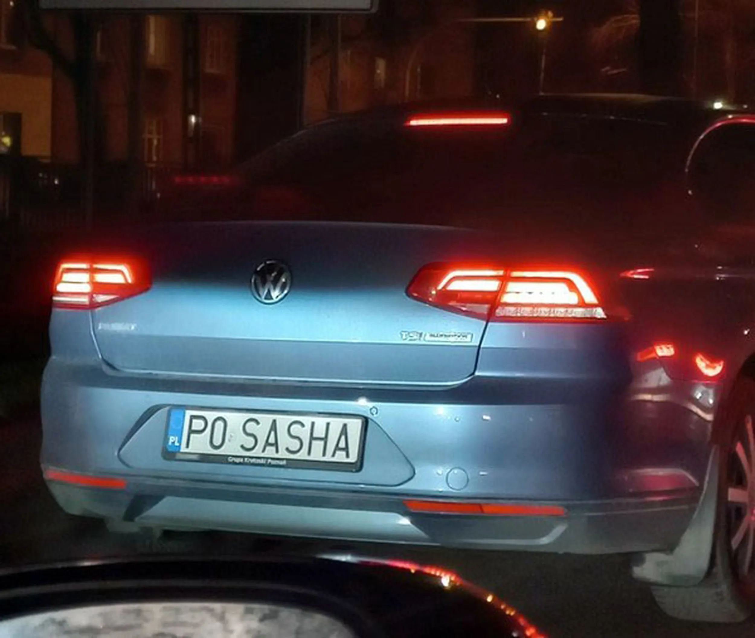 Fajny numer, blacha P0 SASHA