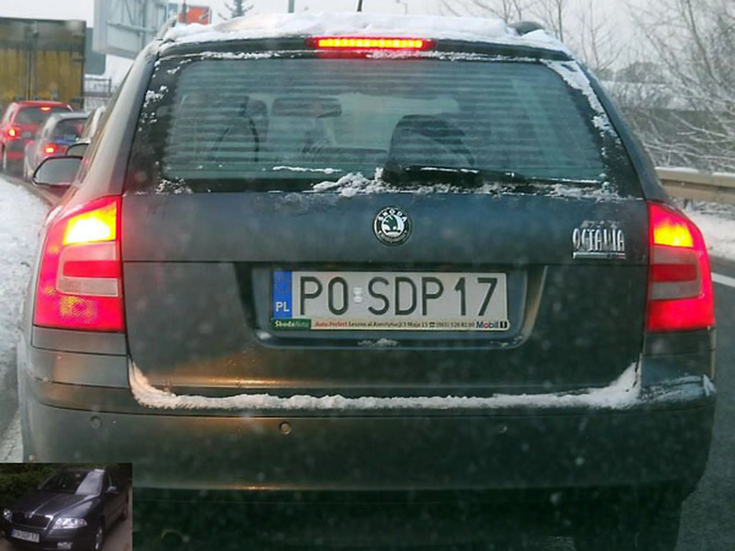 Fajny numer, blacha P0 SDP17