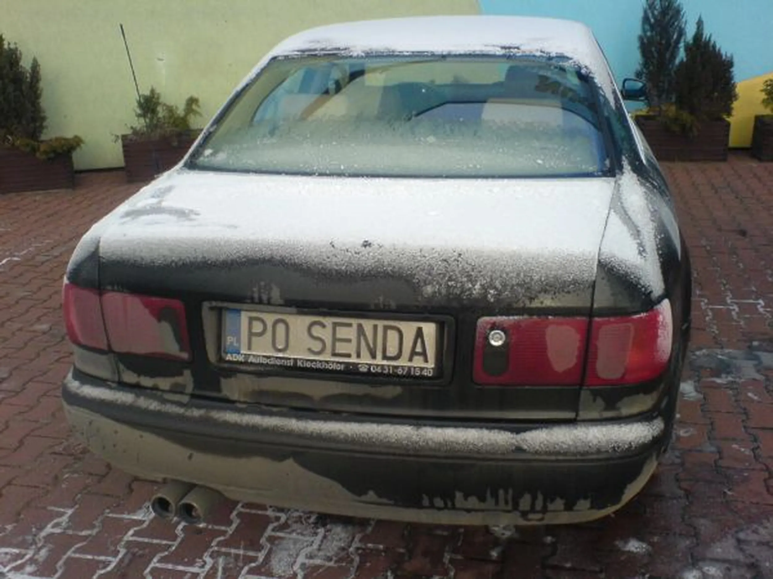 Fajny numer, blacha P0 SENDA