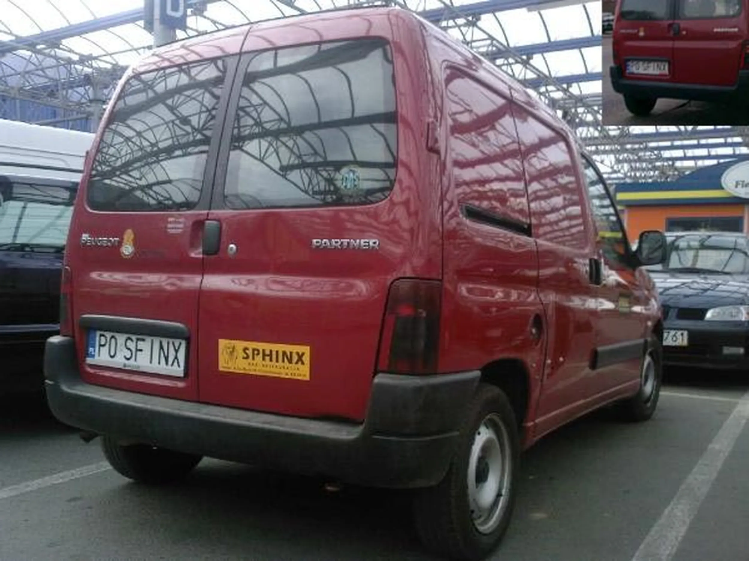 Fajny numer, blacha P0 SFINX