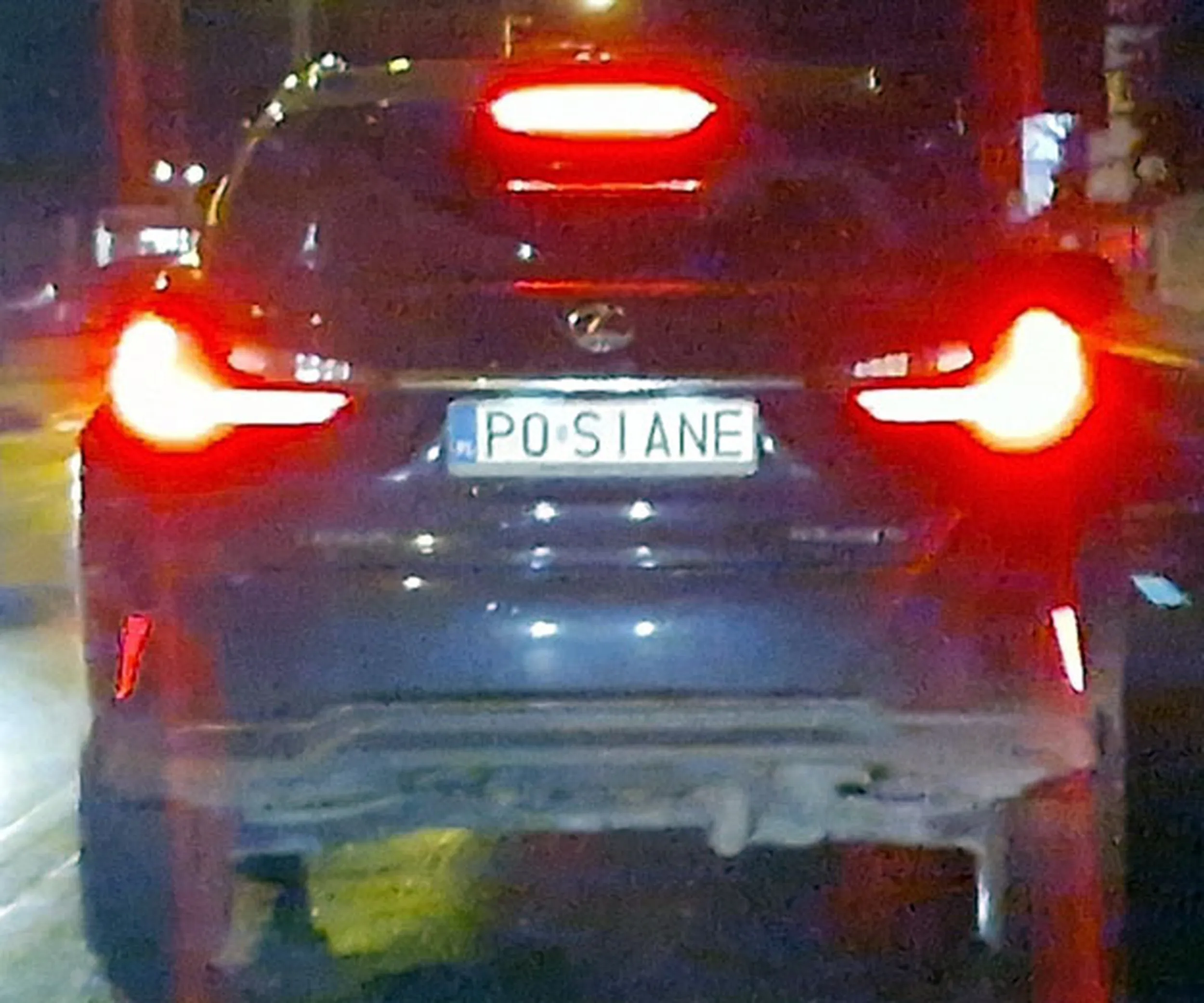 Fajny numer, blacha P0 SIANE