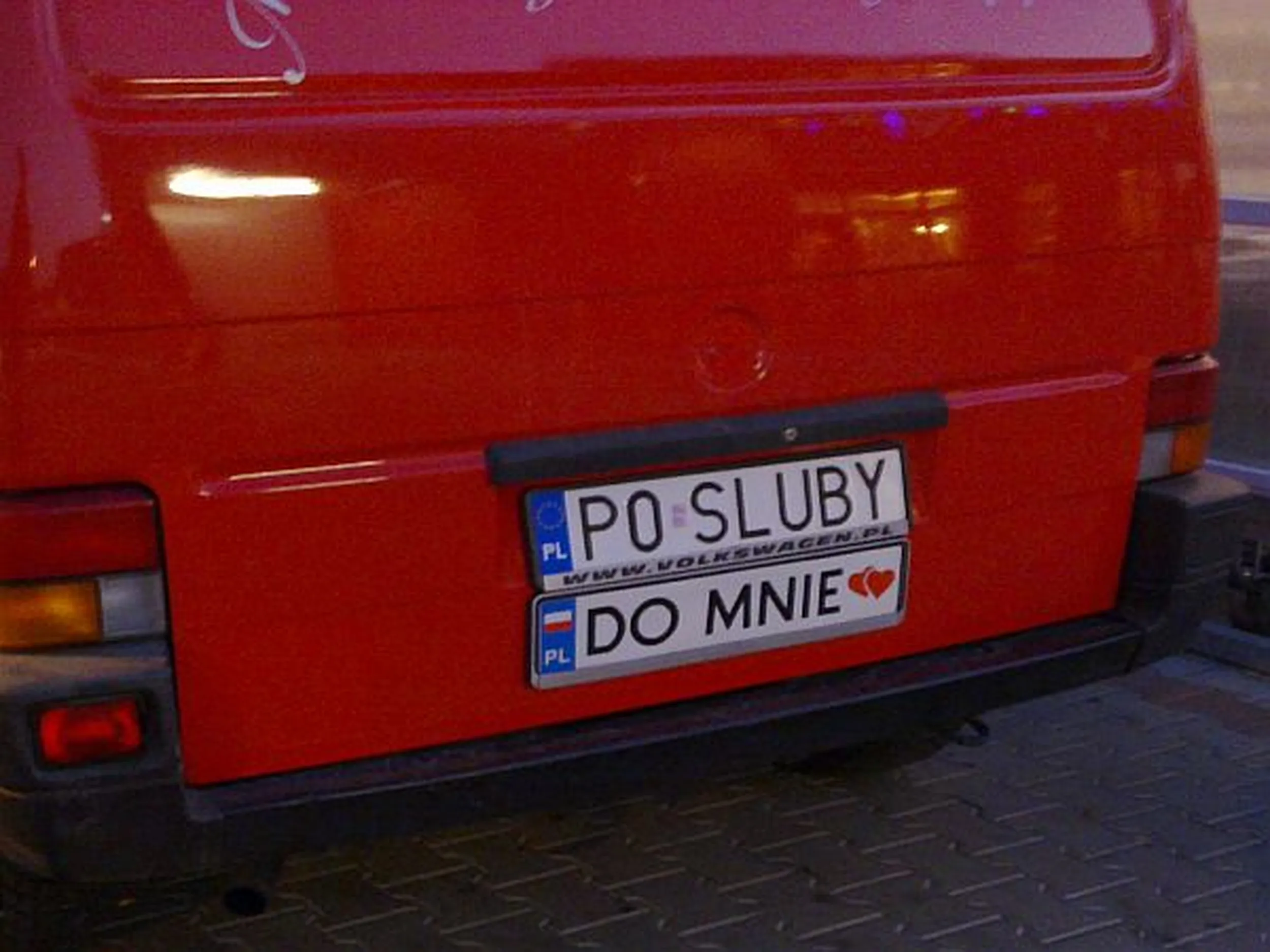 Fajny numer, blacha P0 SLUBY