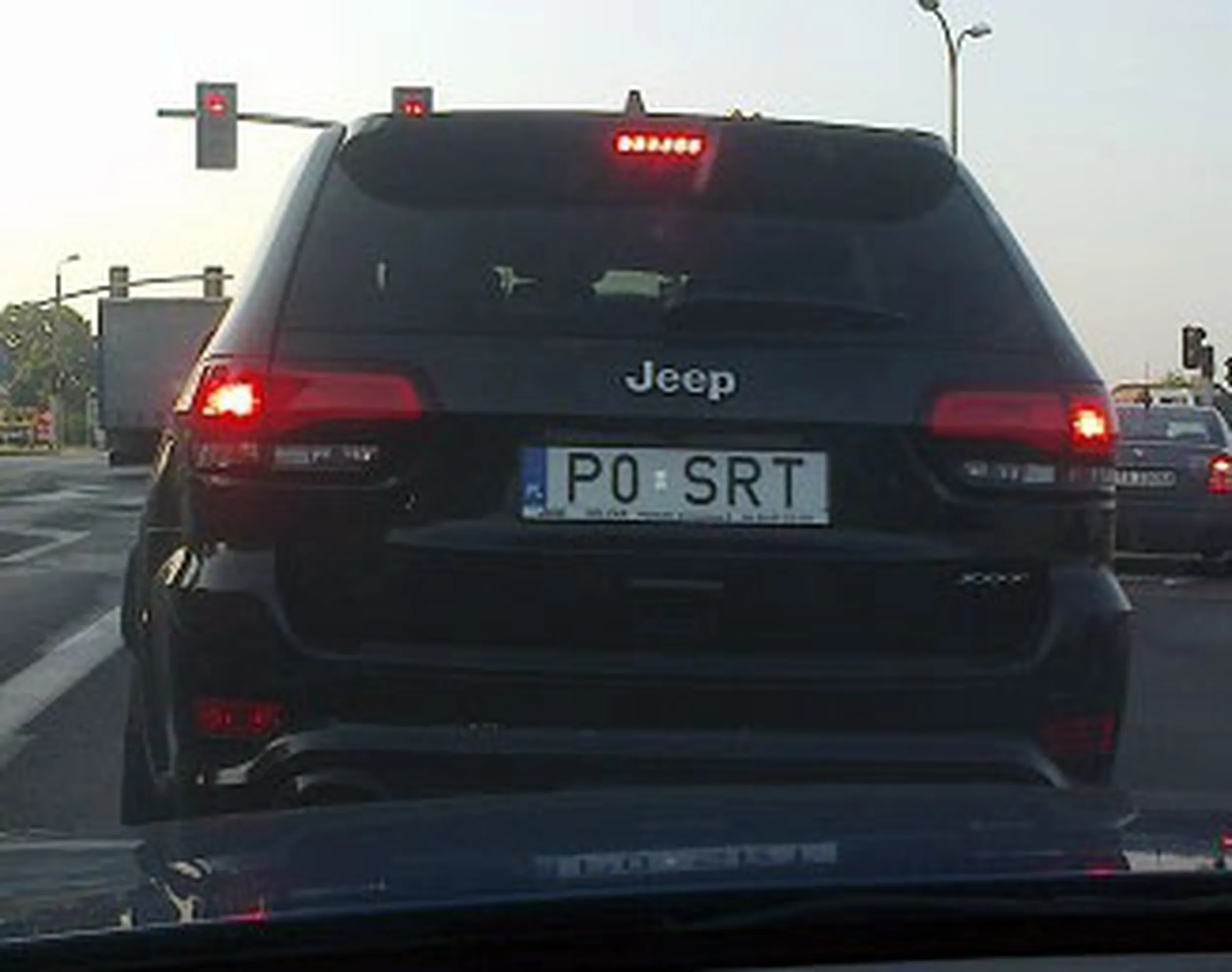 Fajny numer, blacha P0 SRT