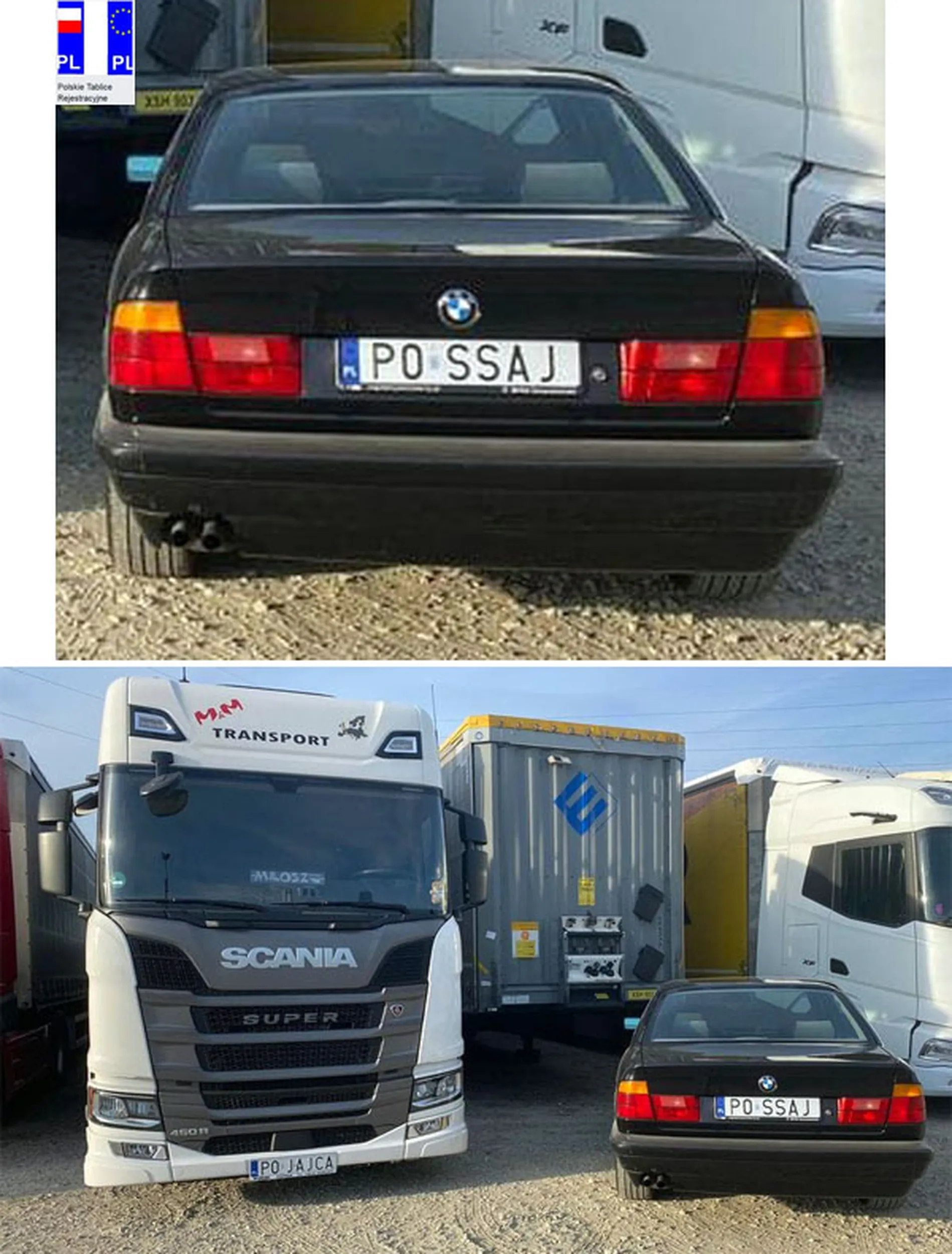 Fajny numer, blacha P0 SSAJ