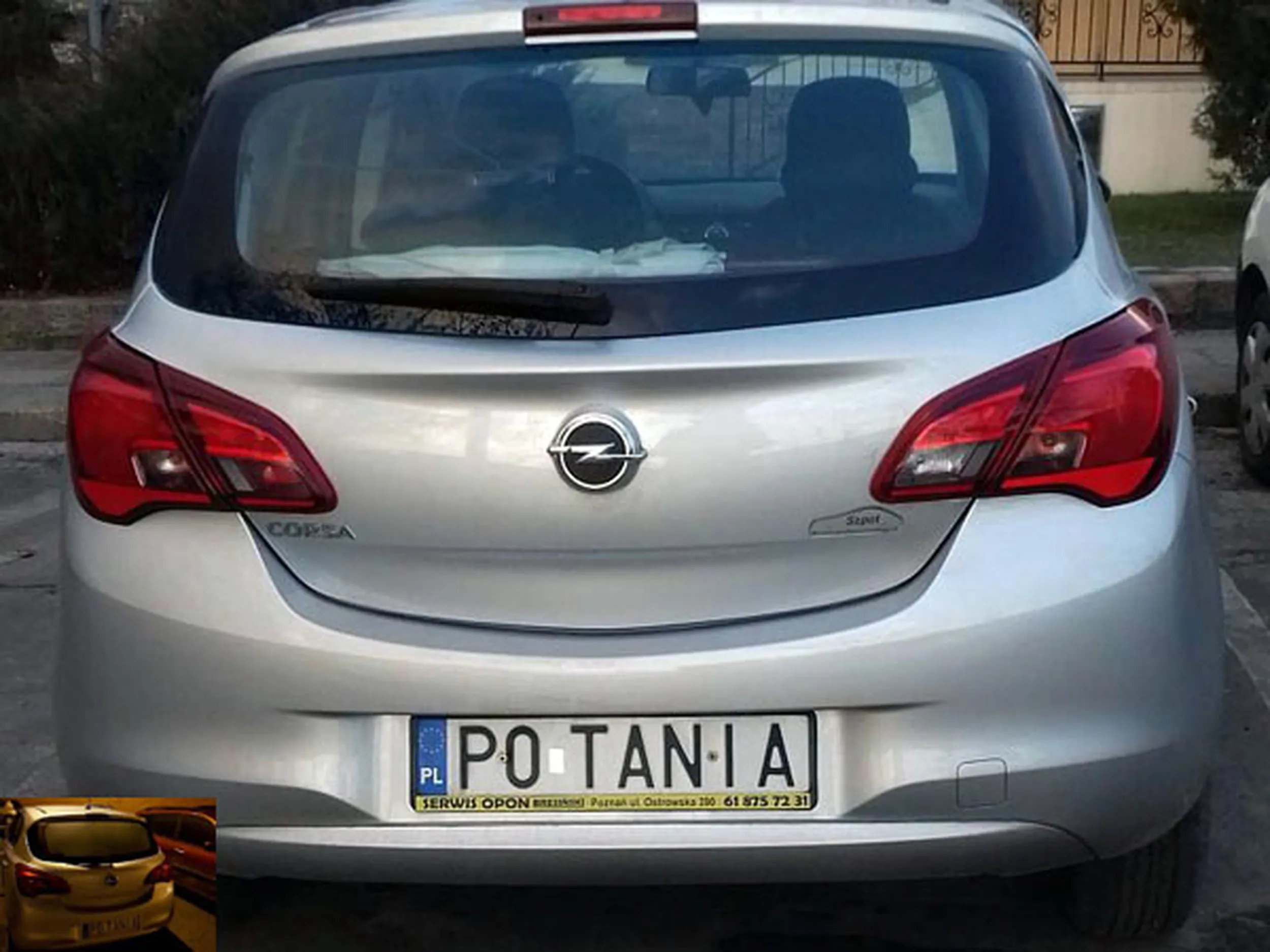 Fajny numer, blacha P0 TANIA