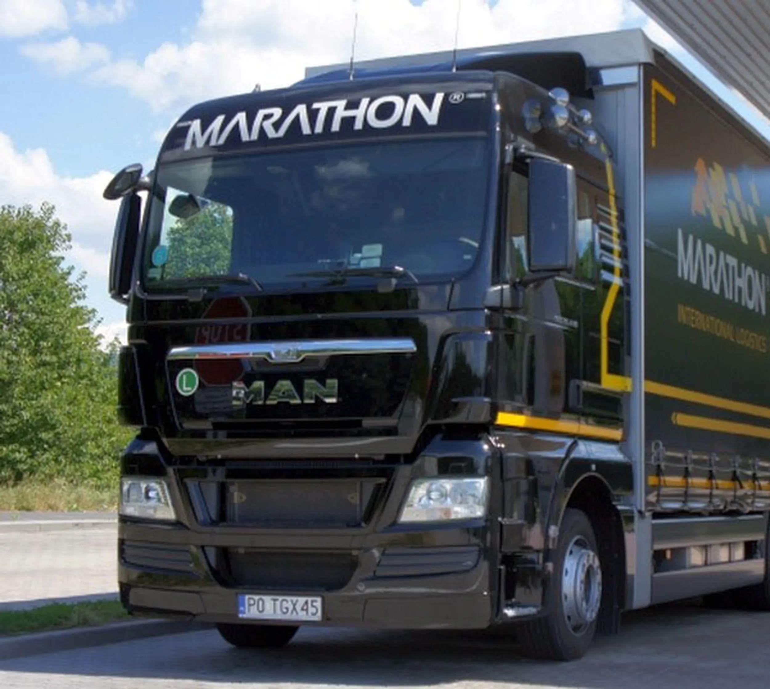 Fajny numer, blacha P0 TGX45