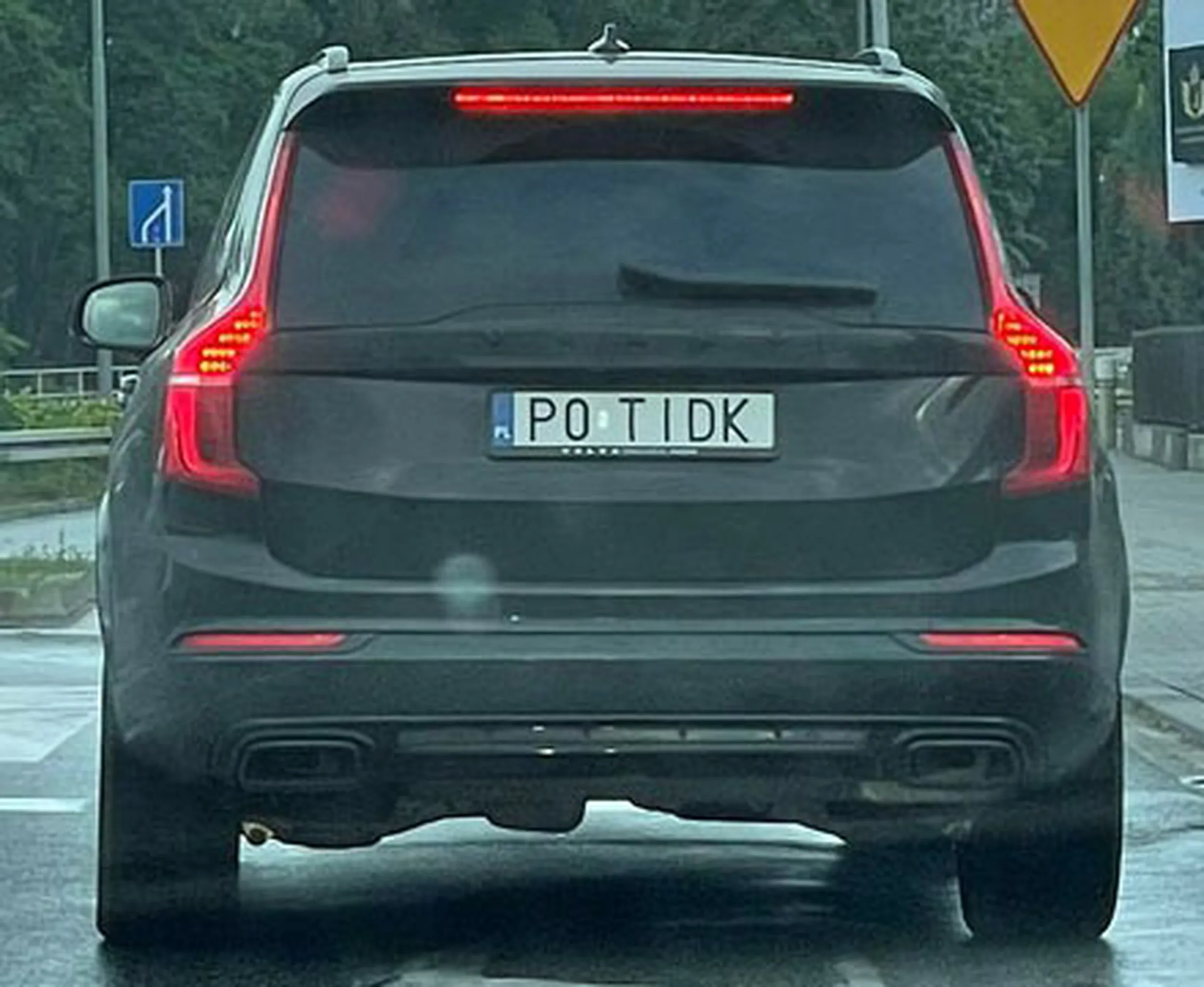 Fajny numer, blacha P0 TIDK