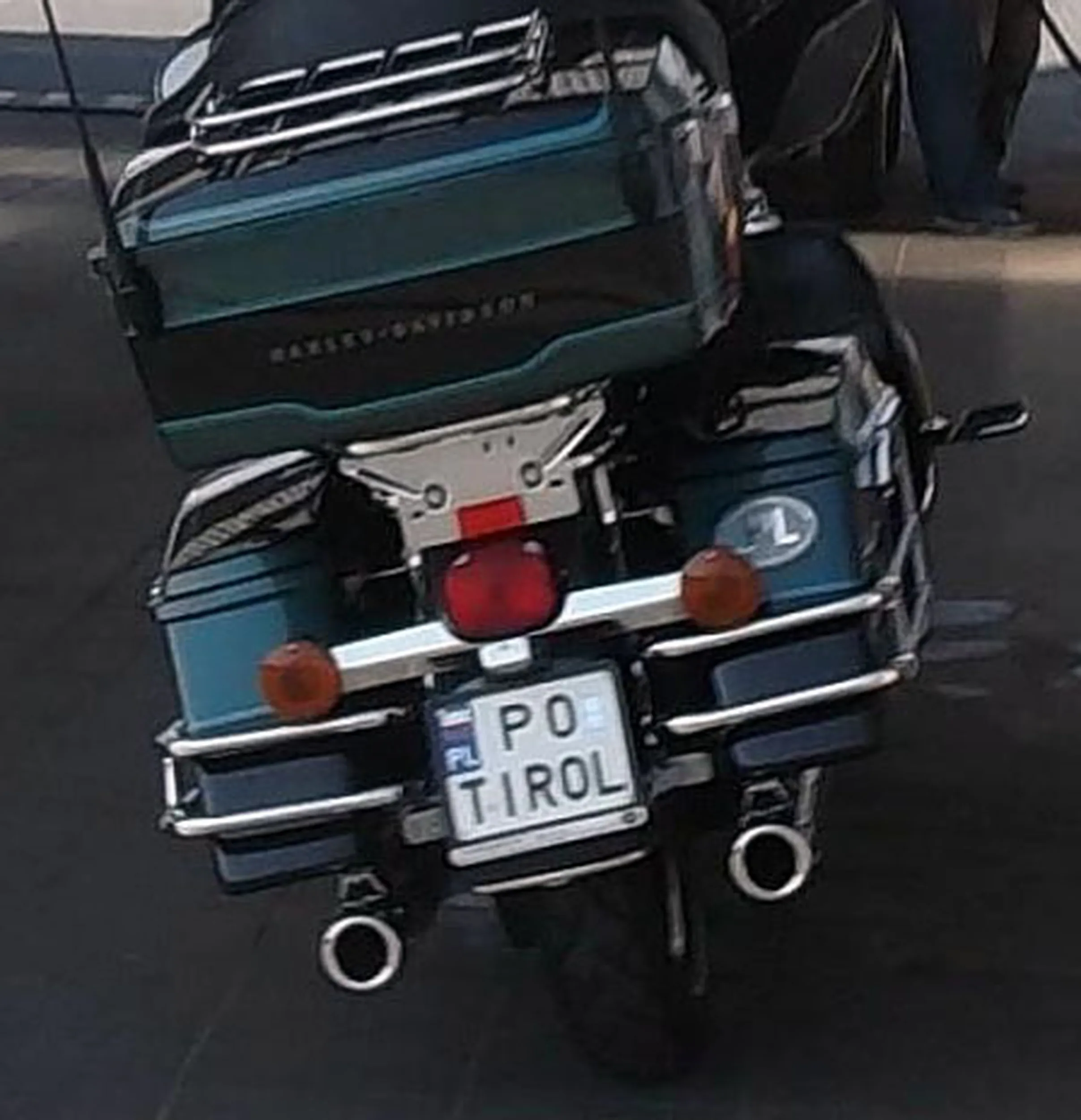 Fajny numer, blacha P0 TIROL