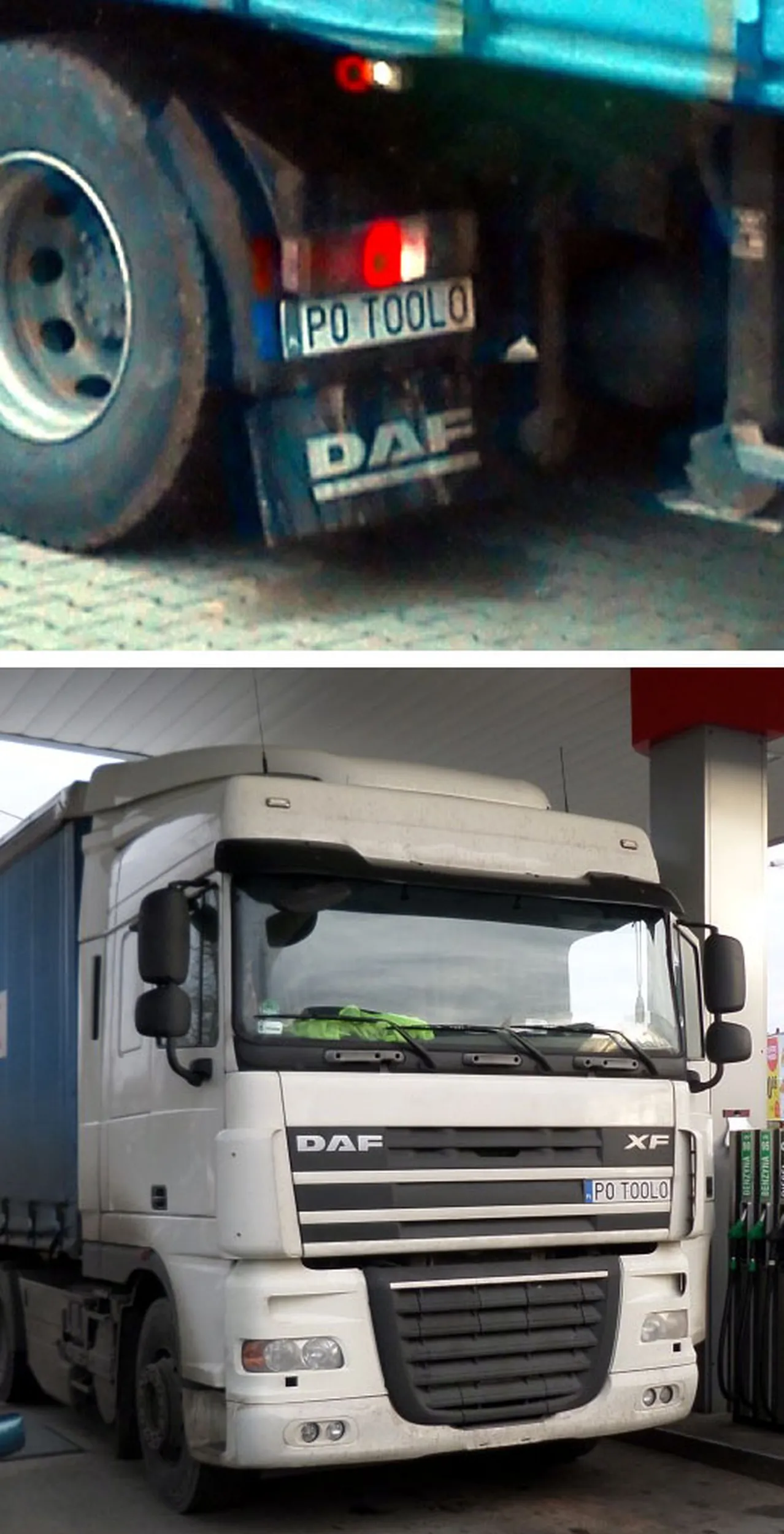 Fajny numer, blacha P0 TOOLO