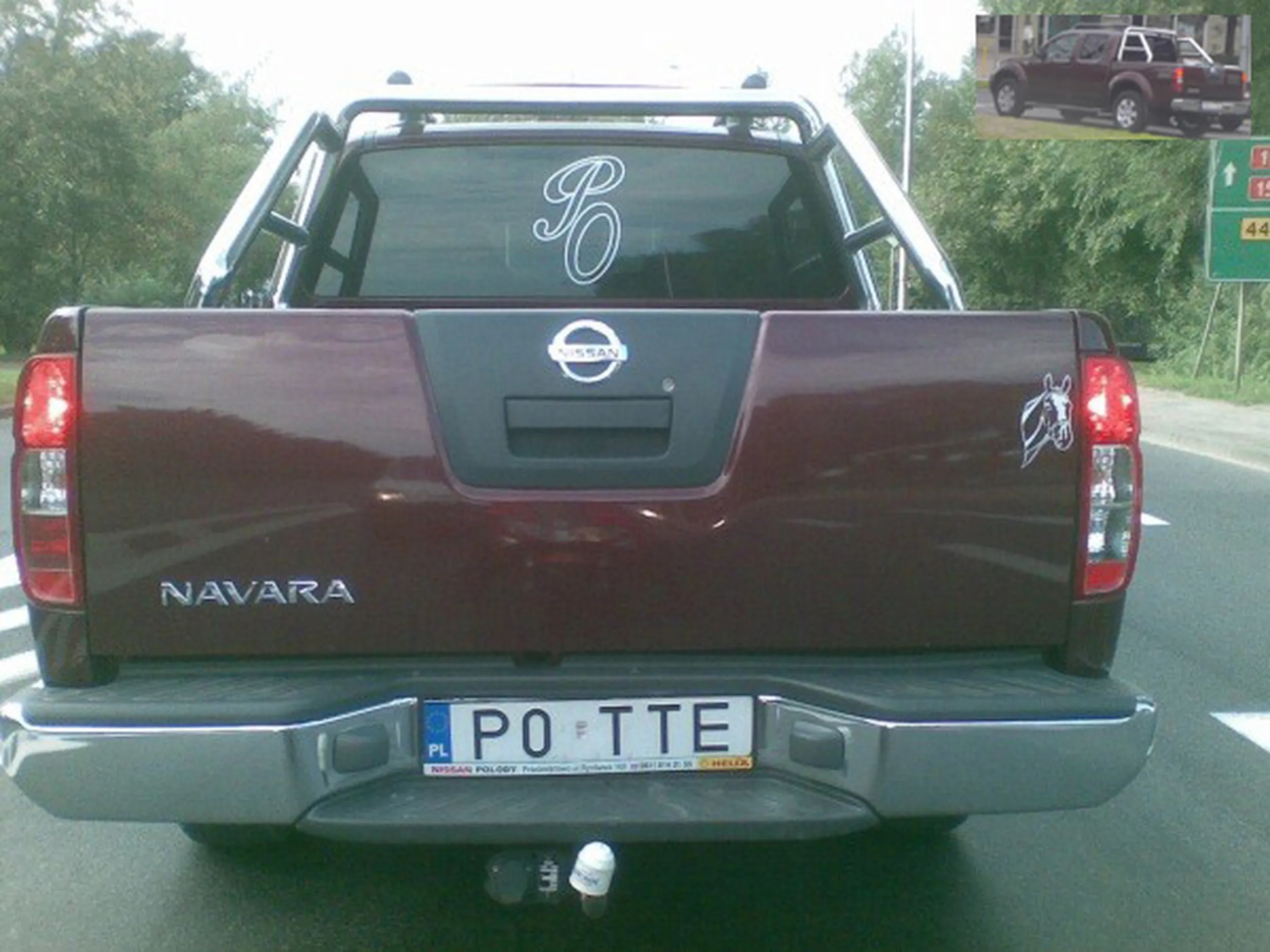 Fajny numer, blacha P0 TTE