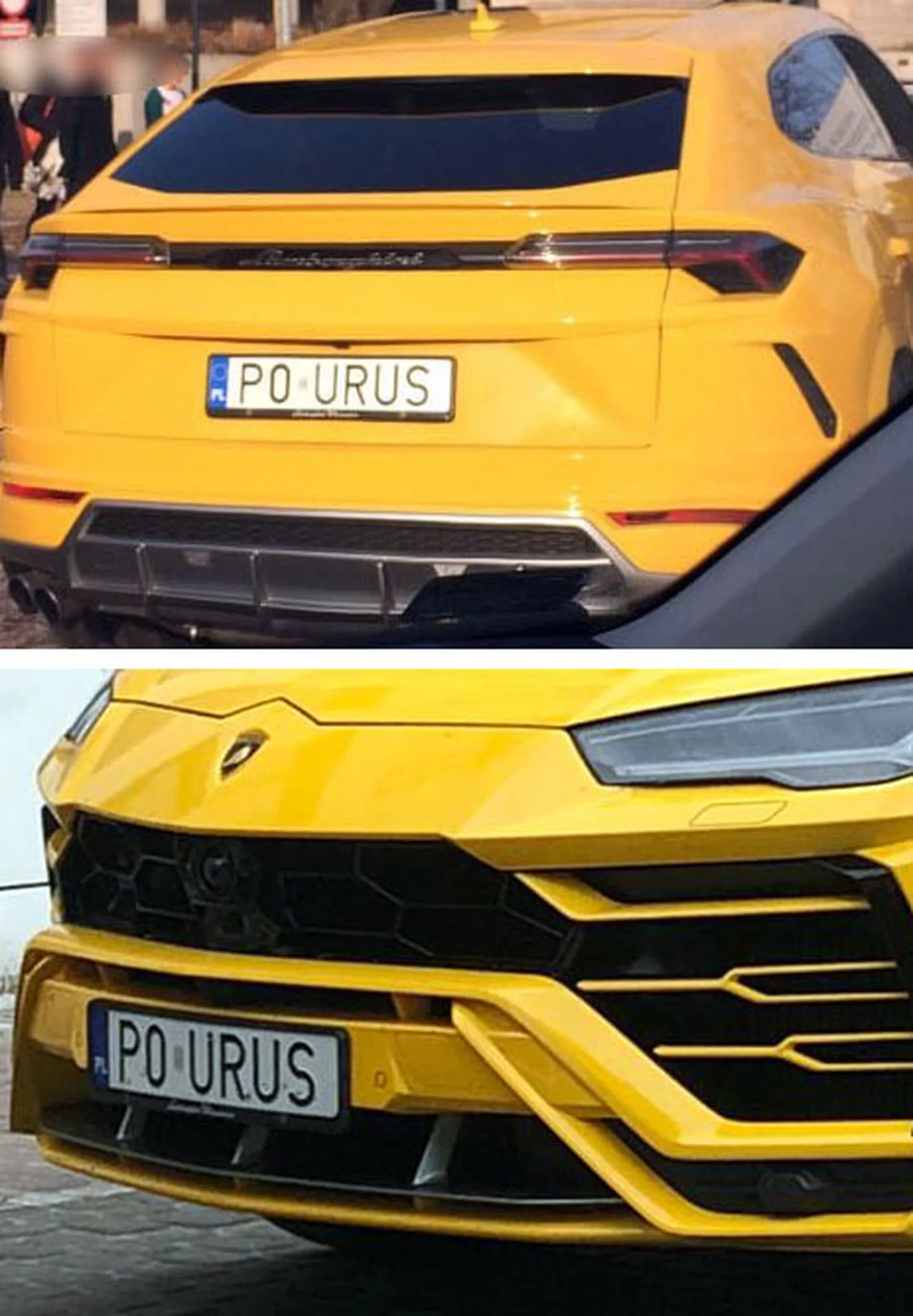 Fajny numer, blacha P0 URUS