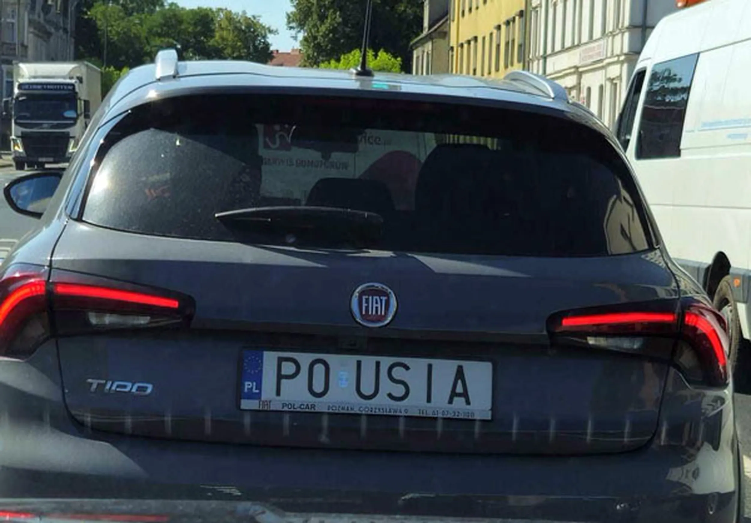 Fajny numer, blacha P0 USIA